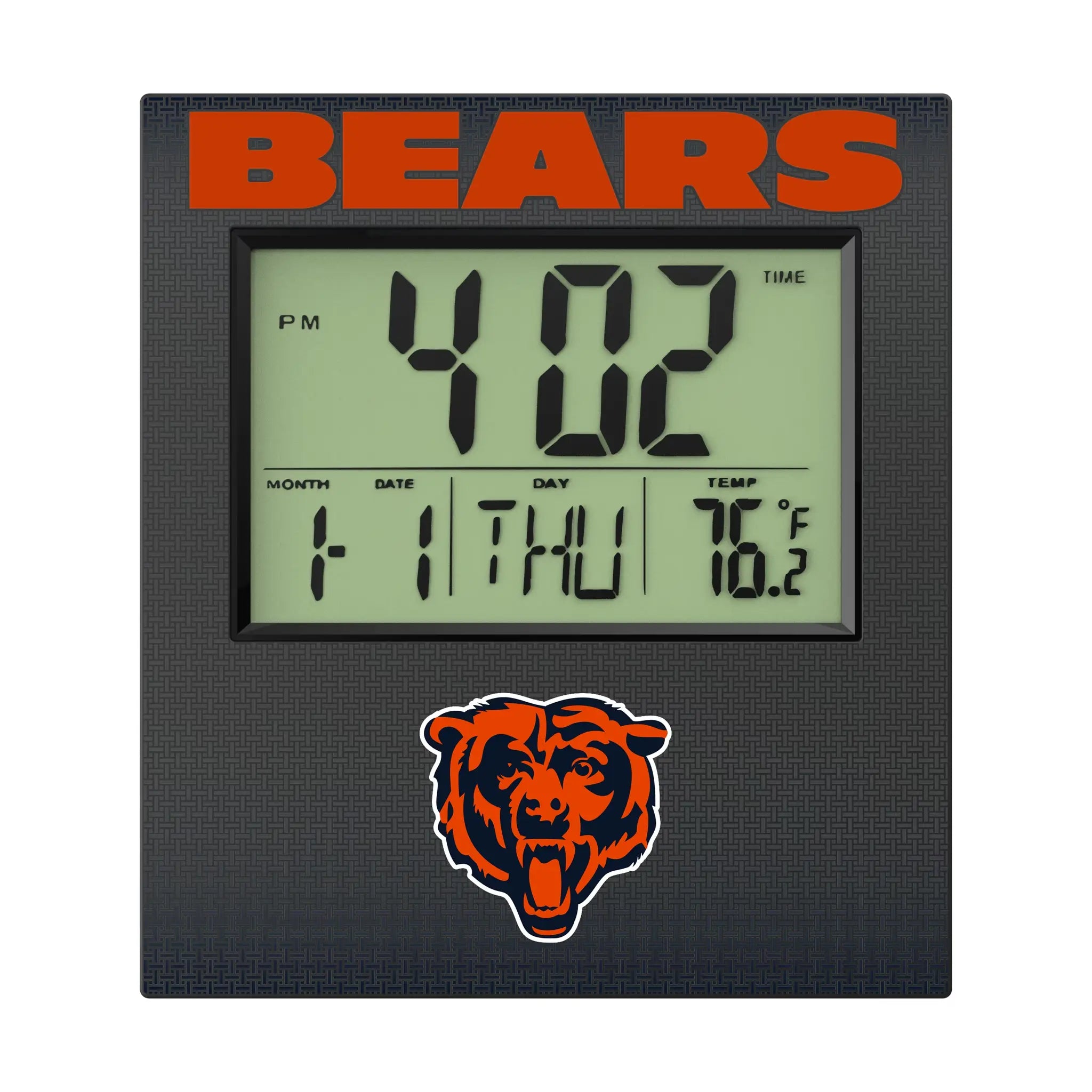 Chicago Bears Linen Wall Clock