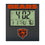 Chicago Bears Linen Wall Clock