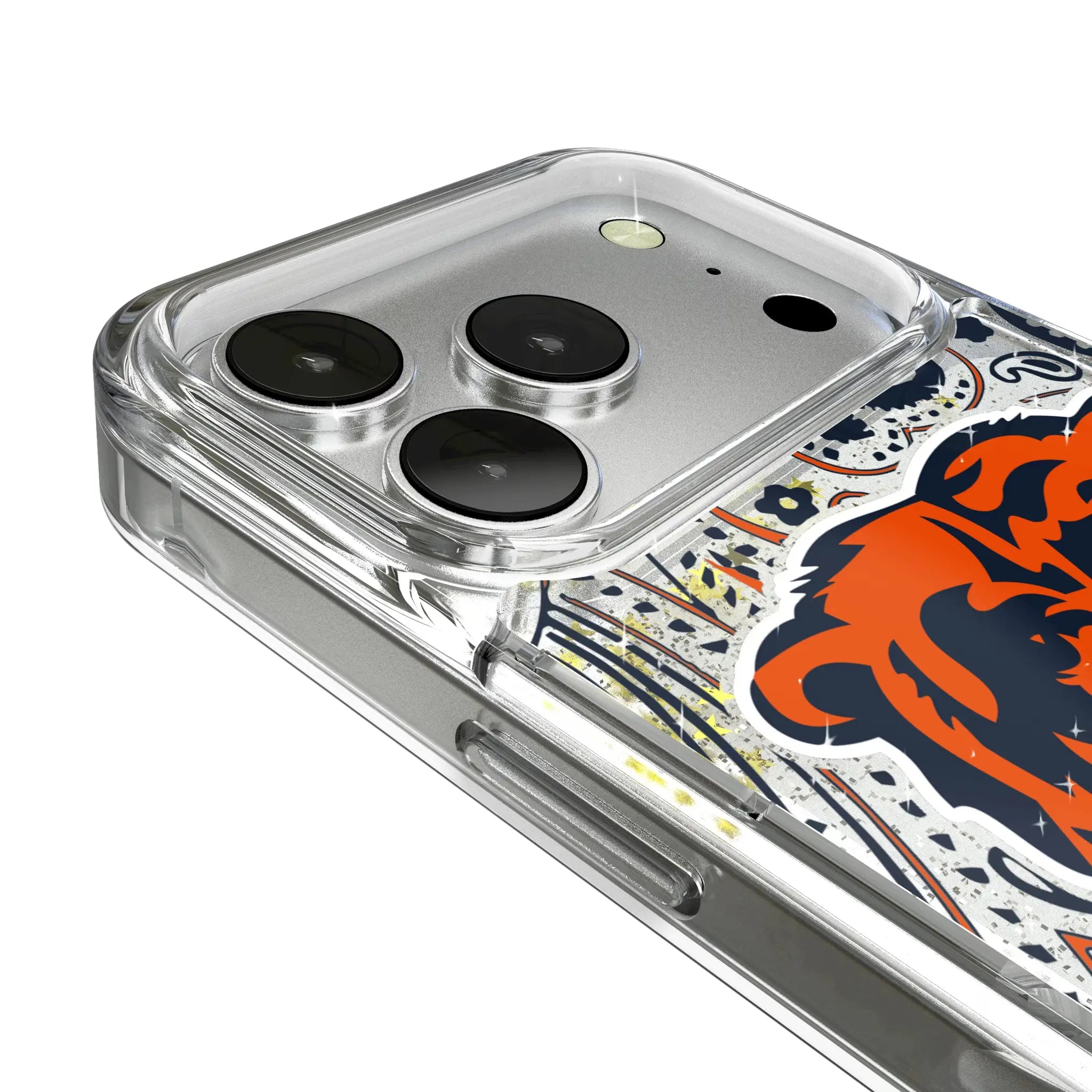 Chicago Bears Paisley Glitter Phone Case