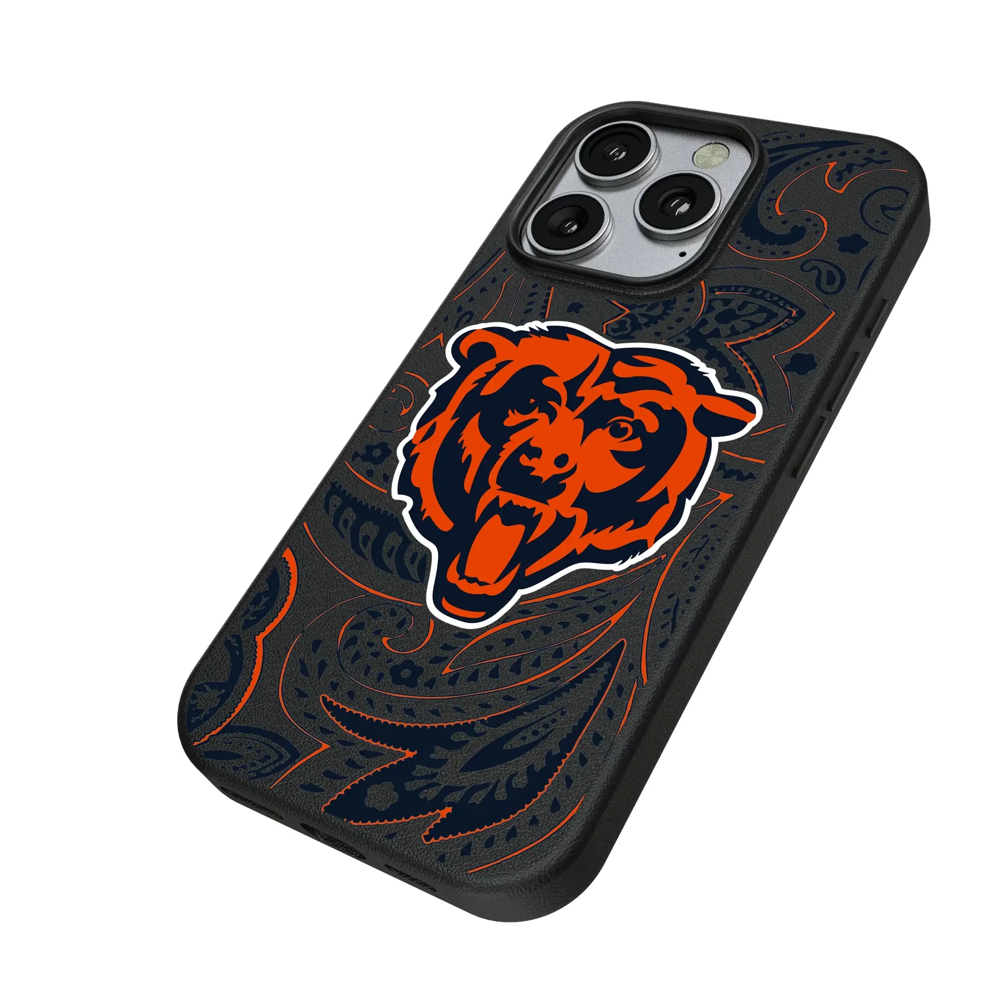 Chicago Bears Paisley MagSafe Compatible Phone Case for Apple iPhone