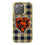 Chicago Bears Plaid Bling Phone Case
