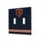 Chicago Bears Stripe Hidden-Screw Light Switch Plate