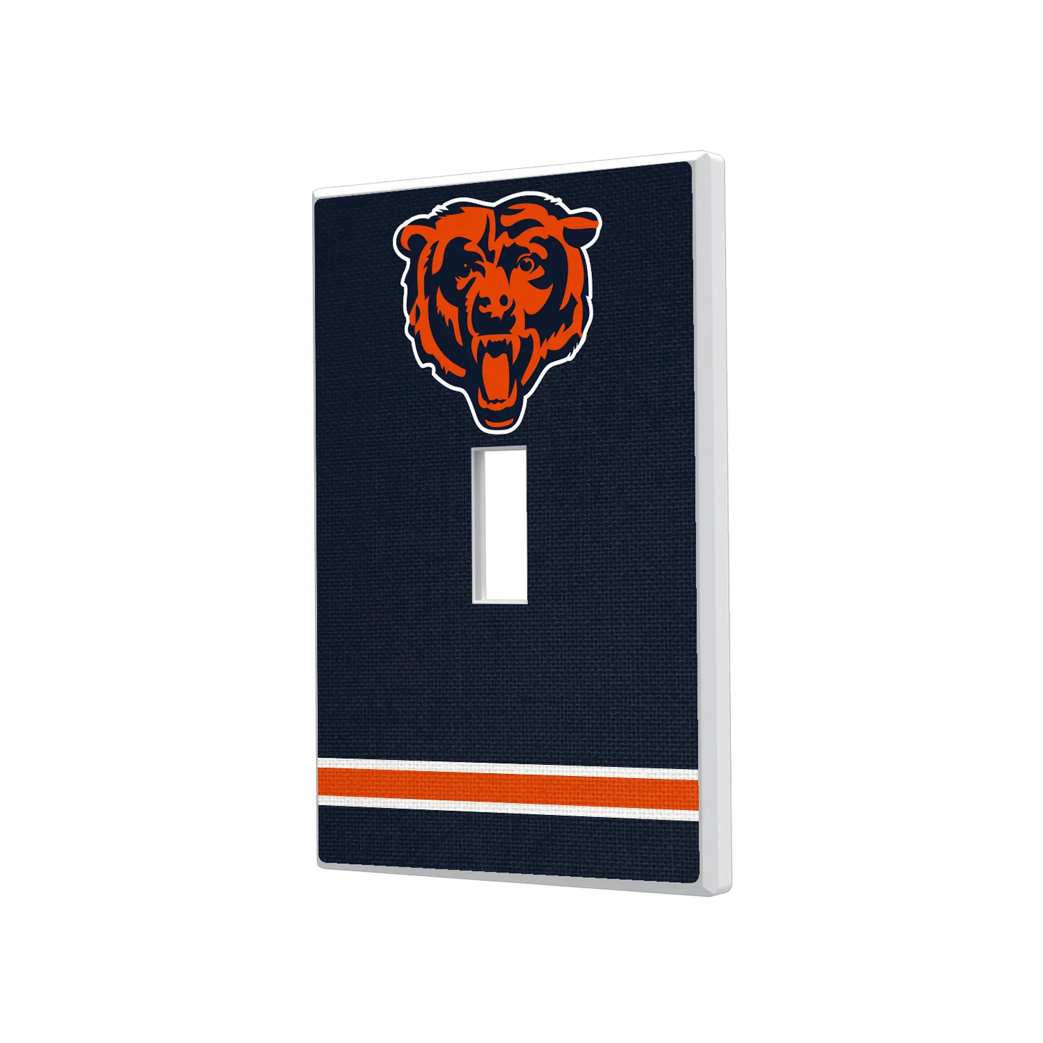 Chicago Bears Stripe Hidden-Screw Light Switch Plate