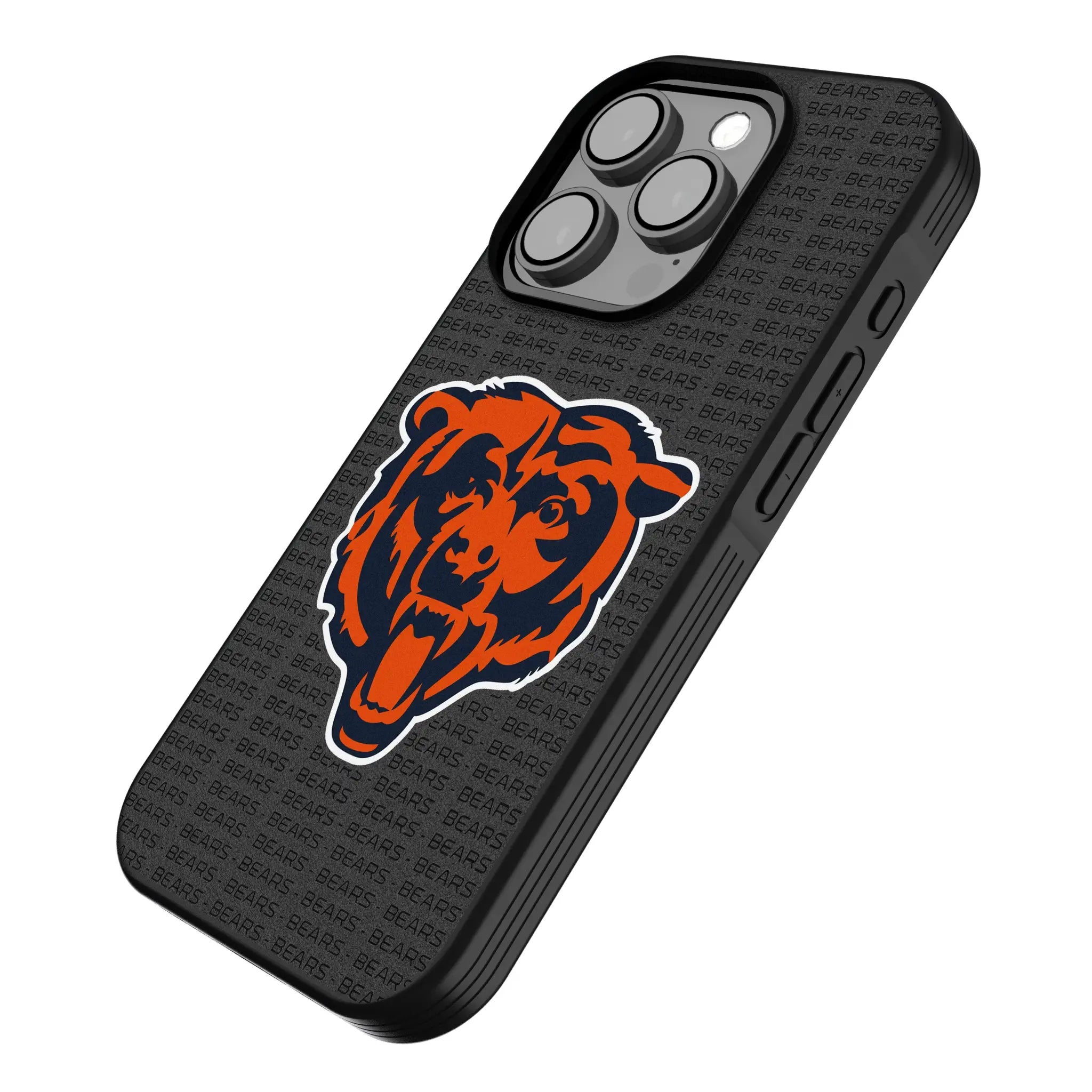 Chicago Bears Text Backdrop Bump Phone Case