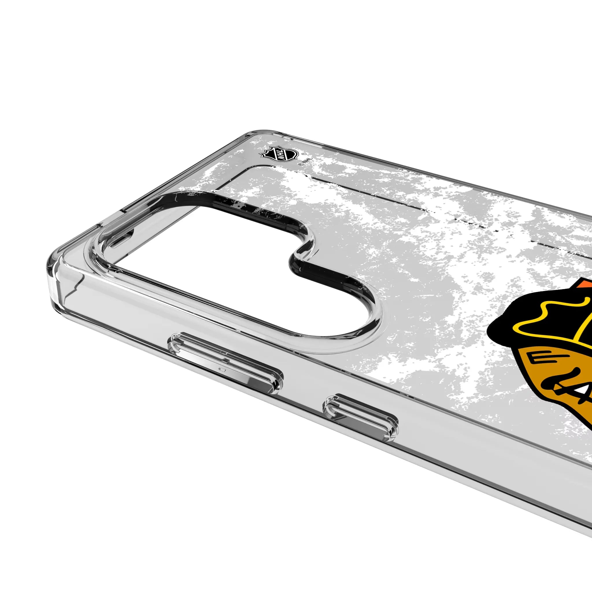 Chicago Blackhawks Ice Stripe Clear Phone Case for Samsung Galaxy