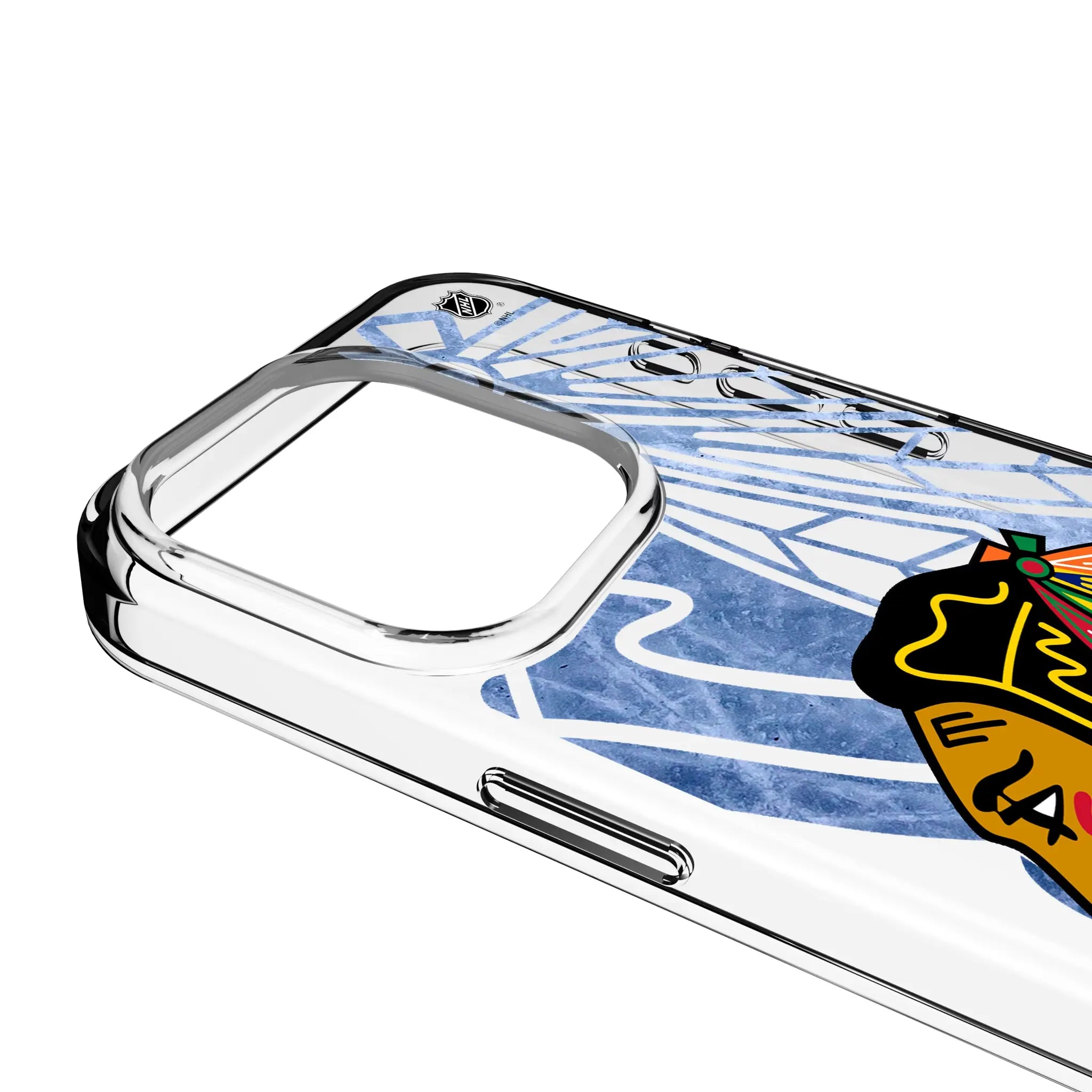 Chicago Blackhawks Ice Tilt Clear Phone Case for Apple iPhone