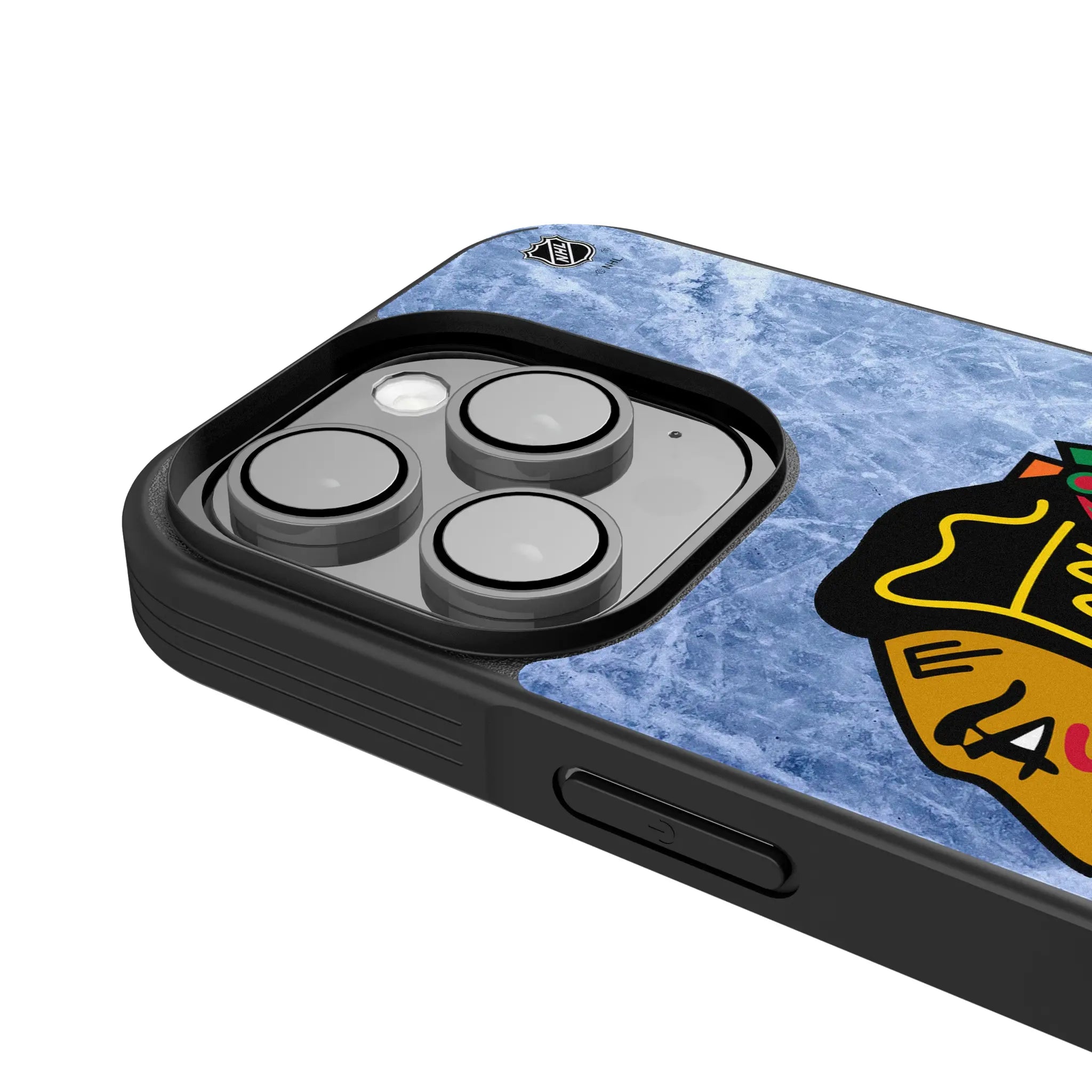 Chicago Blackhawks Ice Wordmark Bump Phone Case