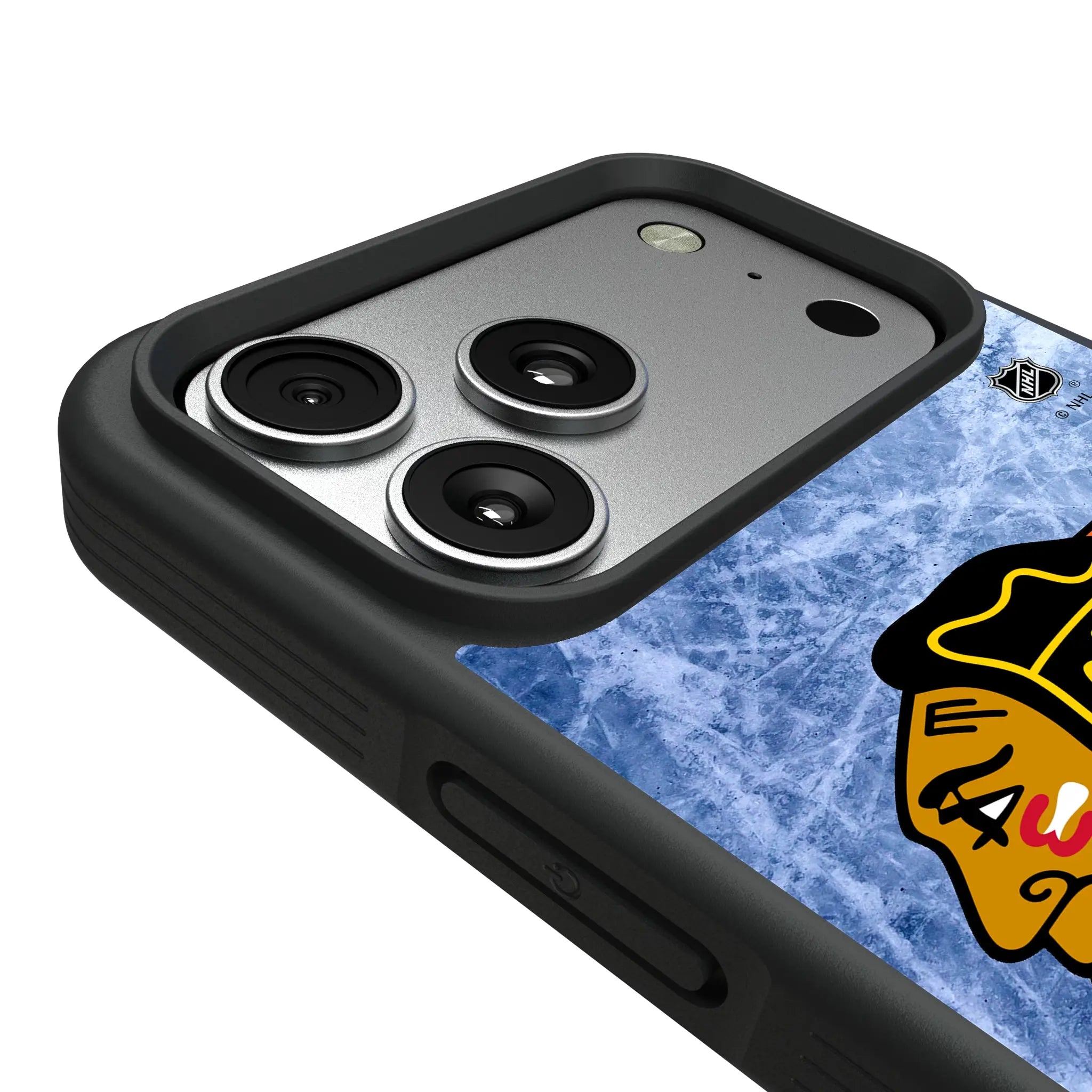 Chicago Blackhawks Ice Wordmark Bump Phone Case