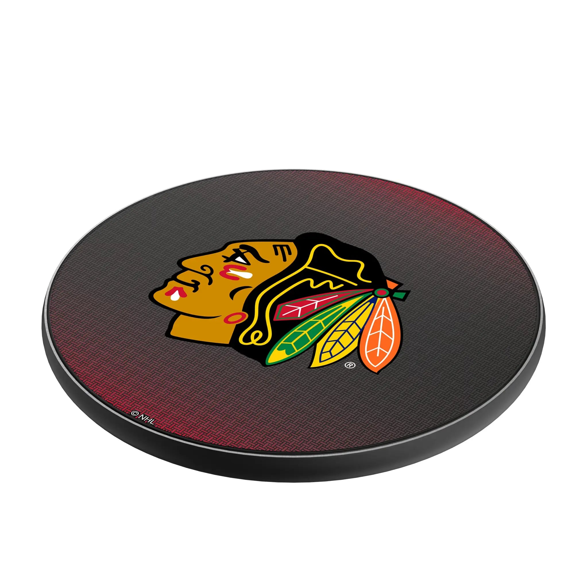Chicago Blackhawks Linen 15-Watt Wireless Charger