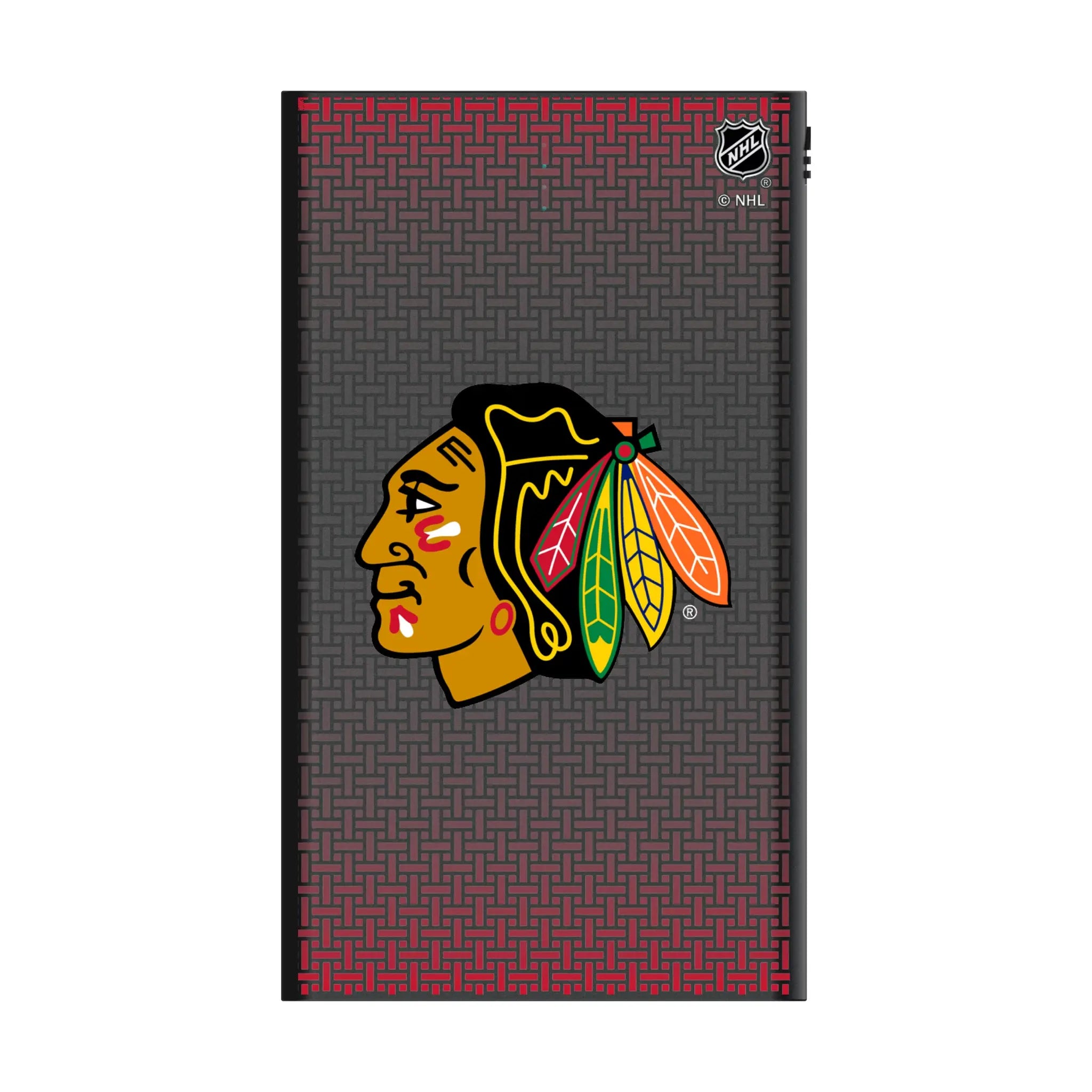 Chicago Blackhawks Linen 5000mAh Flat Powerbank