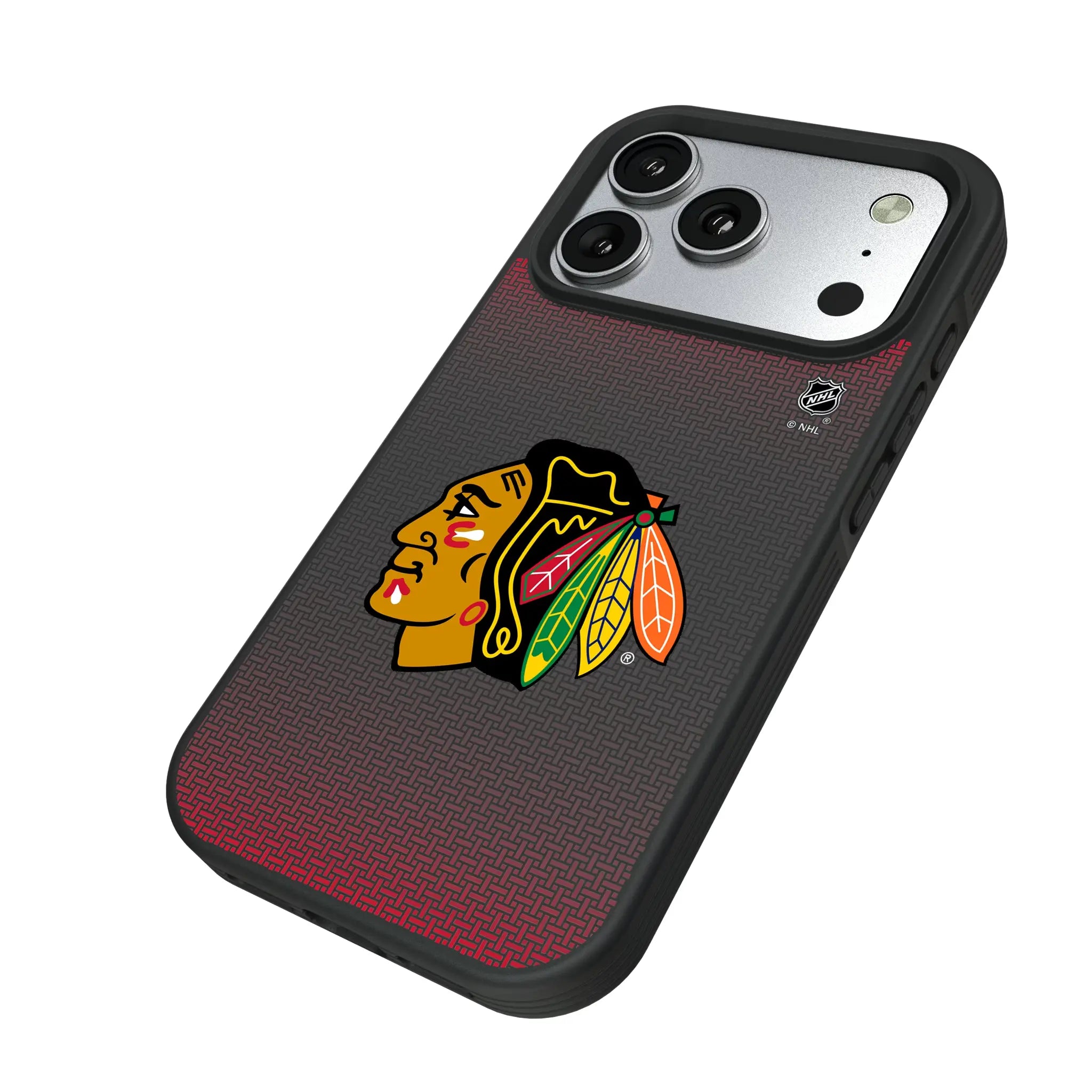 Chicago Blackhawks Linen Bump Phone Case