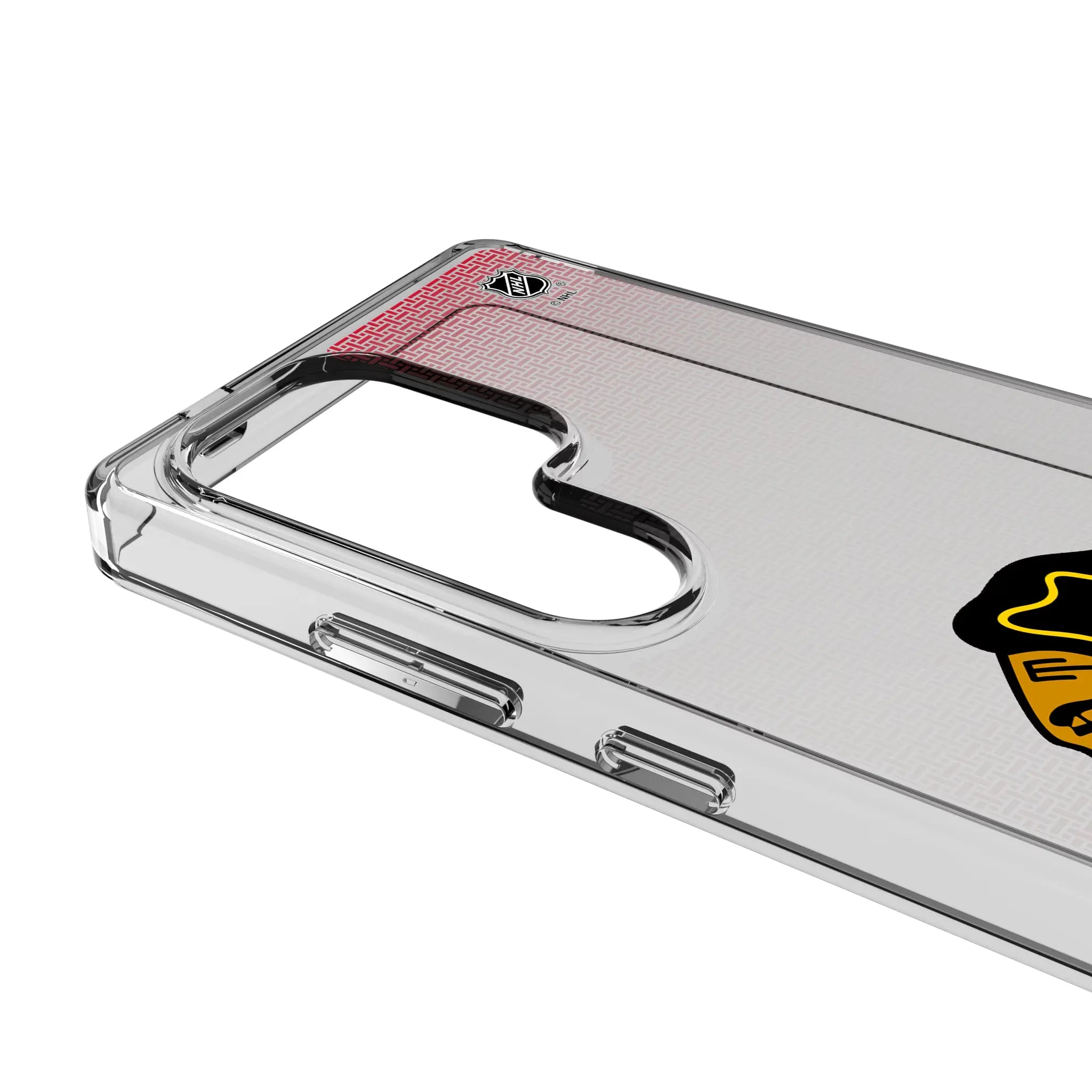 Chicago Blackhawks Linen Clear Phone Case for Samsung Galaxy