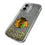 Chicago Blackhawks Linen Glitter Phone Case