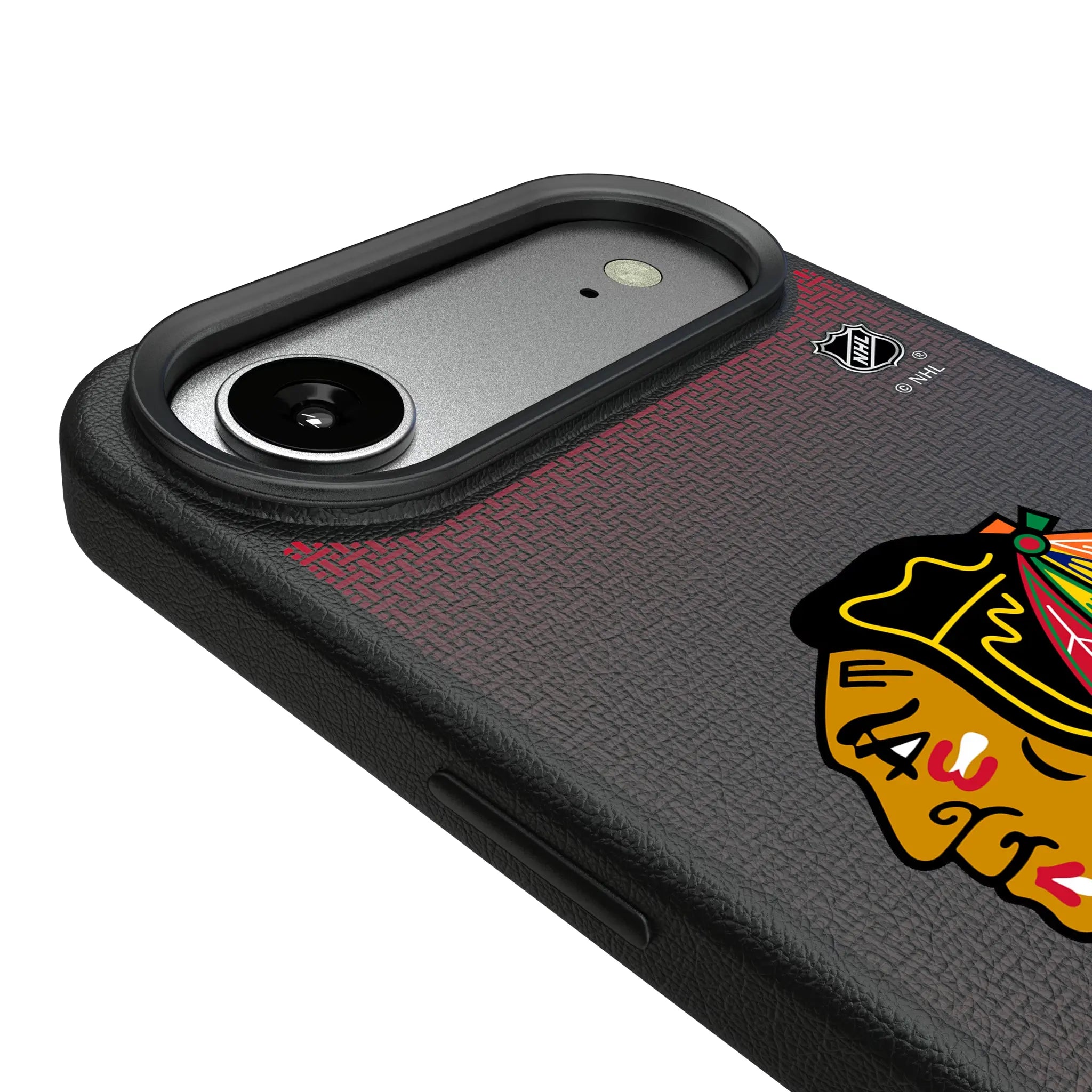 Chicago Blackhawks Linen MagSafe Compatible Phone Case for Apple iPhone