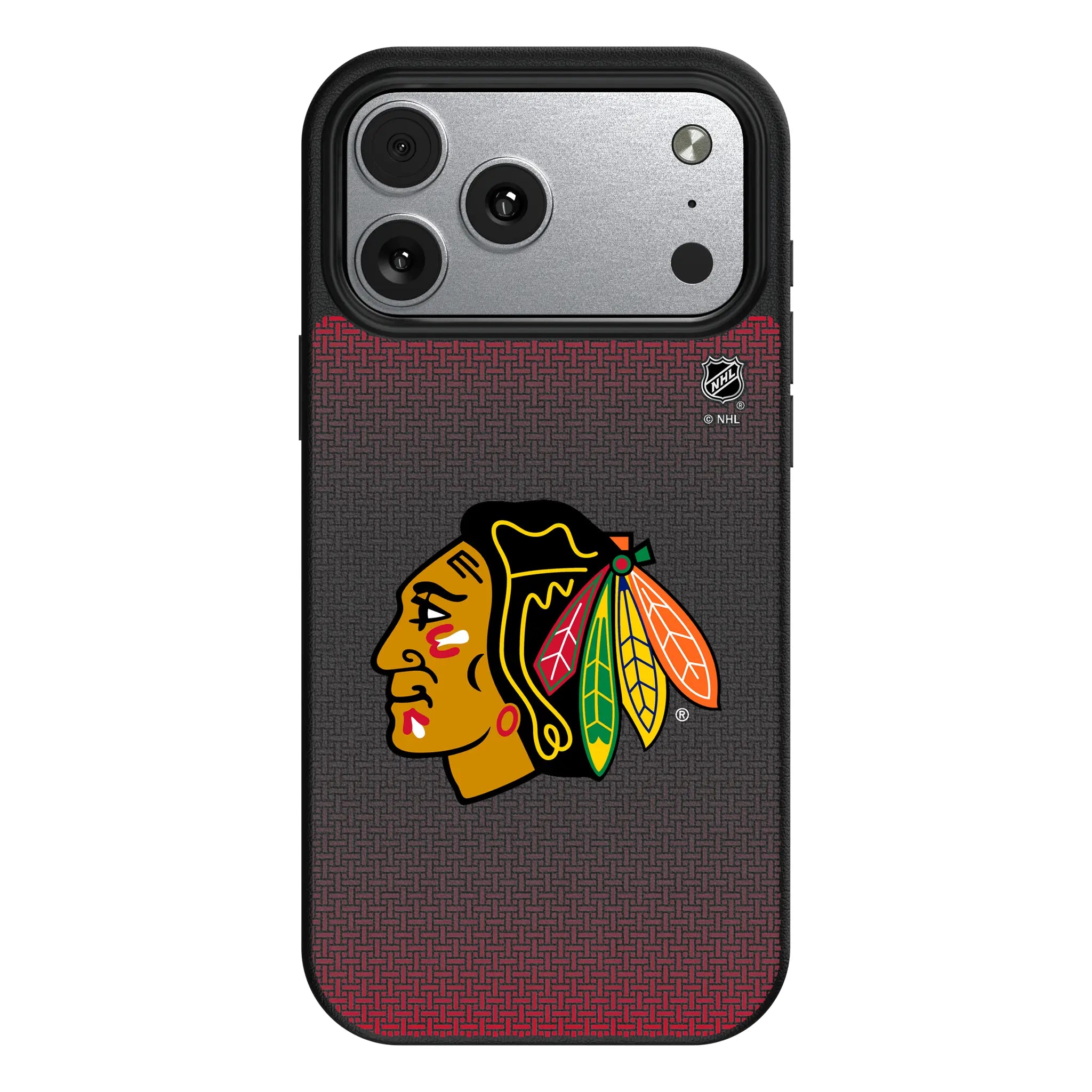 Chicago Blackhawks Linen MagSafe Compatible Phone Case for Apple iPhone