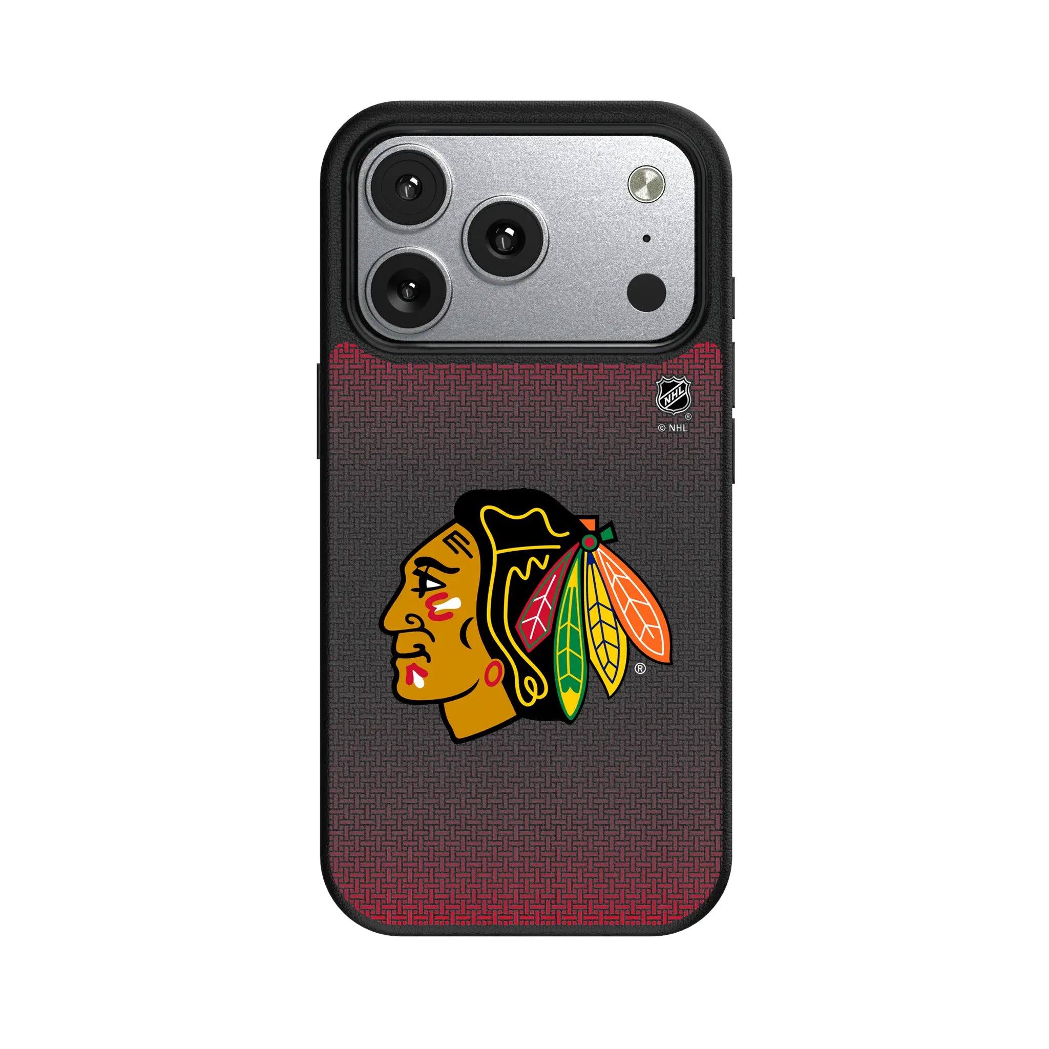 Chicago Blackhawks Linen MagSafe Compatible Phone Case for Apple iPhone