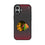 Chicago Blackhawks Linen MagSafe Compatible Phone Case for Apple iPhone
