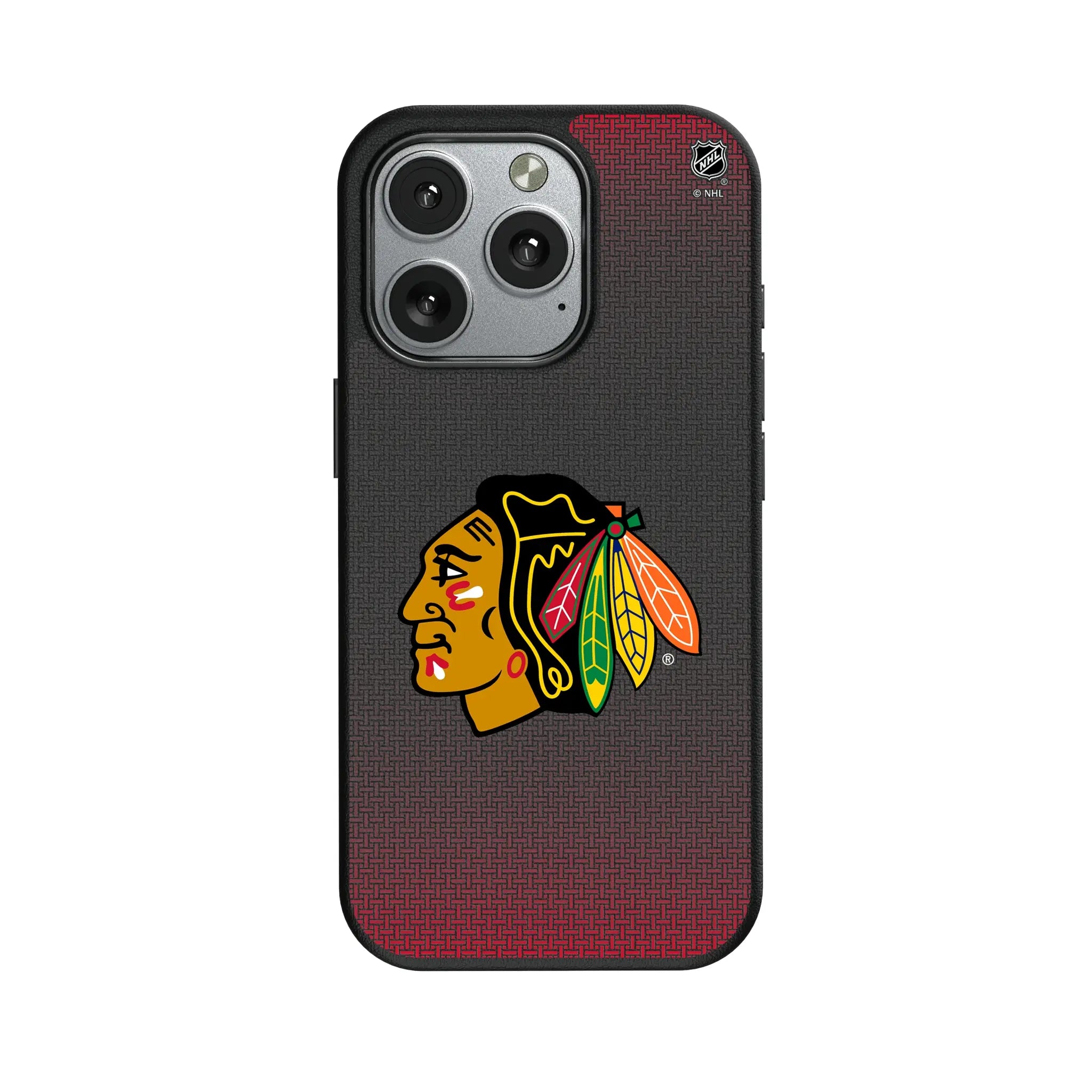 Chicago Blackhawks Linen MagSafe Compatible Phone Case for Apple iPhone