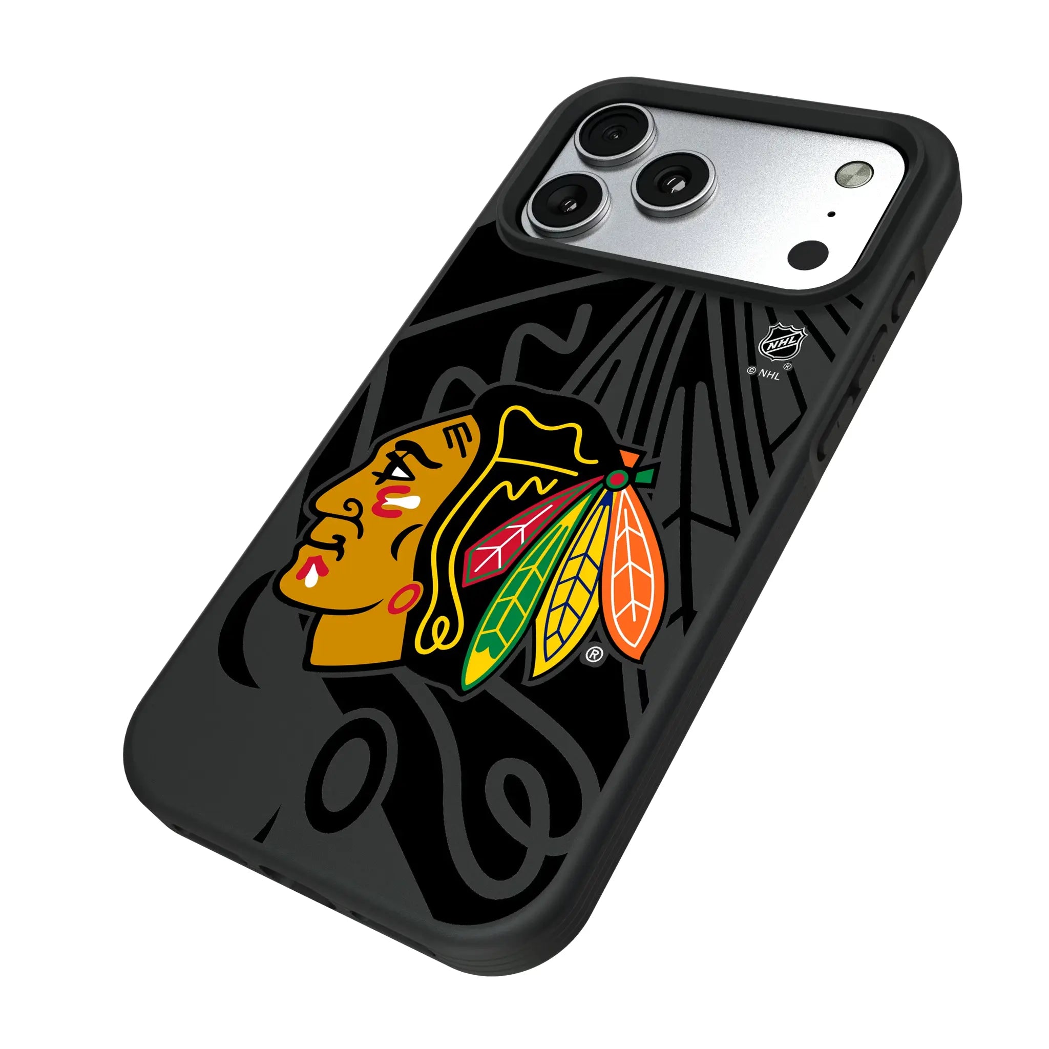 Chicago Blackhawks Monocolor Tilt Bump Phone Case