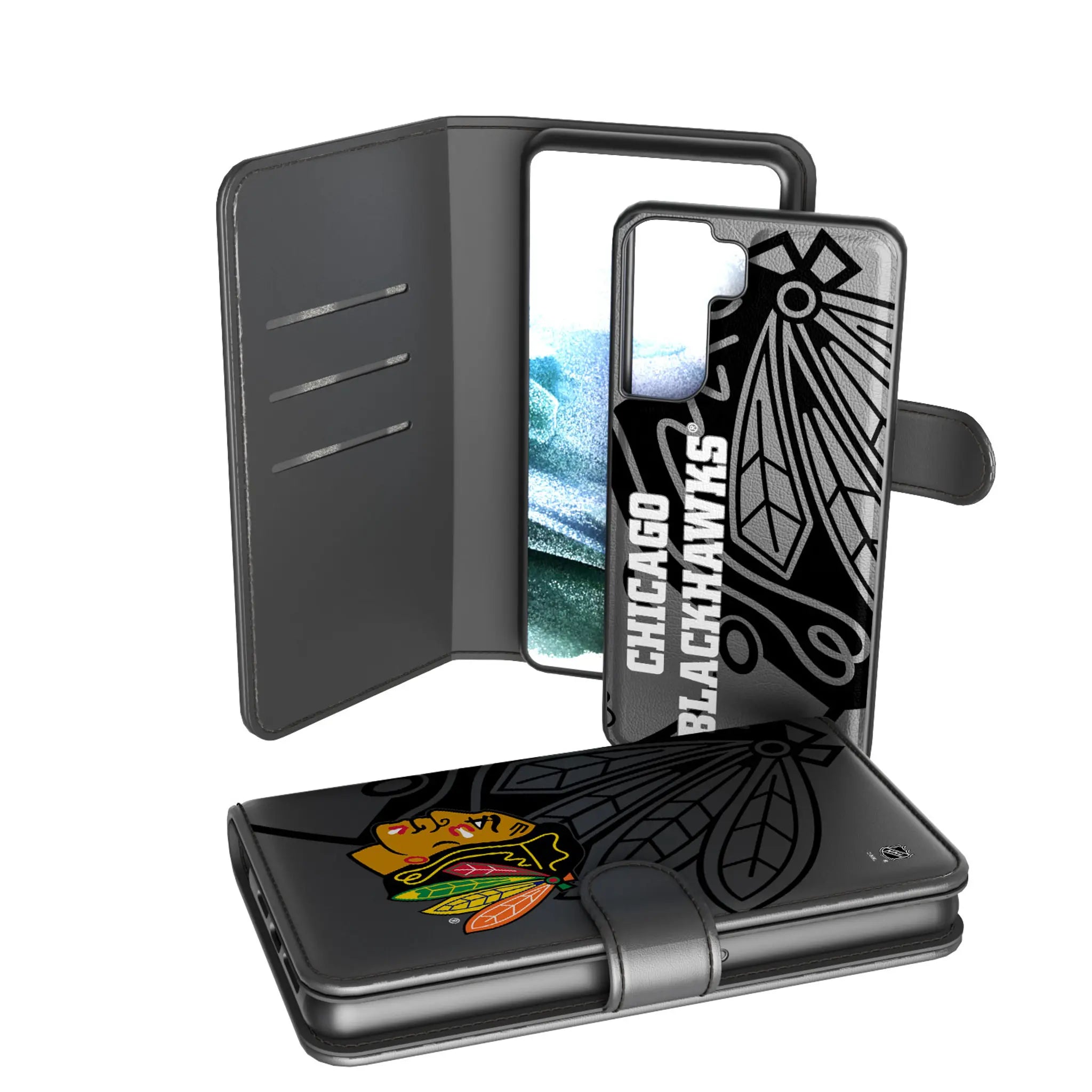 Chicago Blackhawks Tilt Wallet Case
