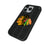 Chicago Blackhawks Text Backdrop MagSafe Compatible Phone Case for Apple iPhone