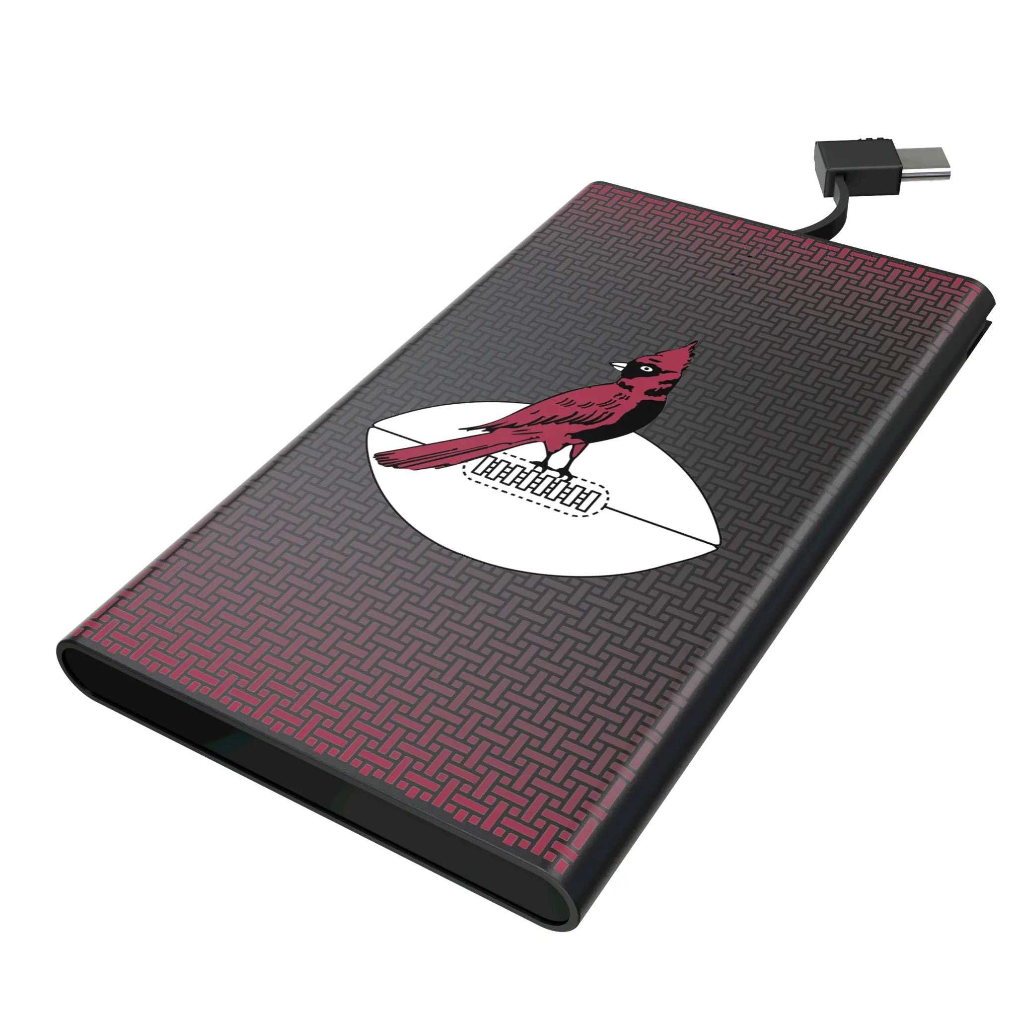 Chicago Cardinals 1947-1959 Historic Collection Linen 5000mAh Flat Powerbank