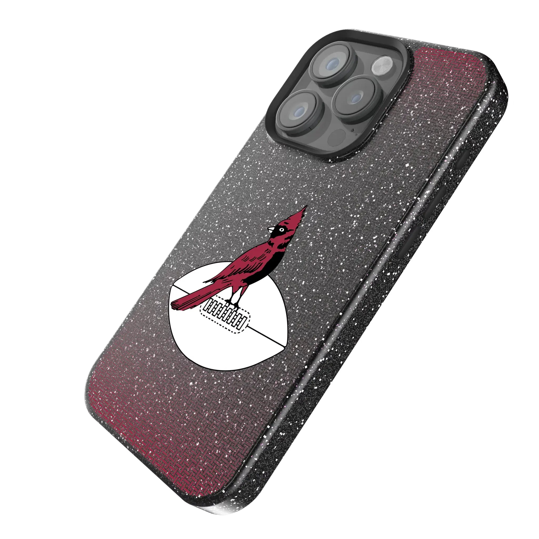 Chicago Cardinals 1947-1959 Historic Collection Linen Bling Phone Case for Apple iPhone