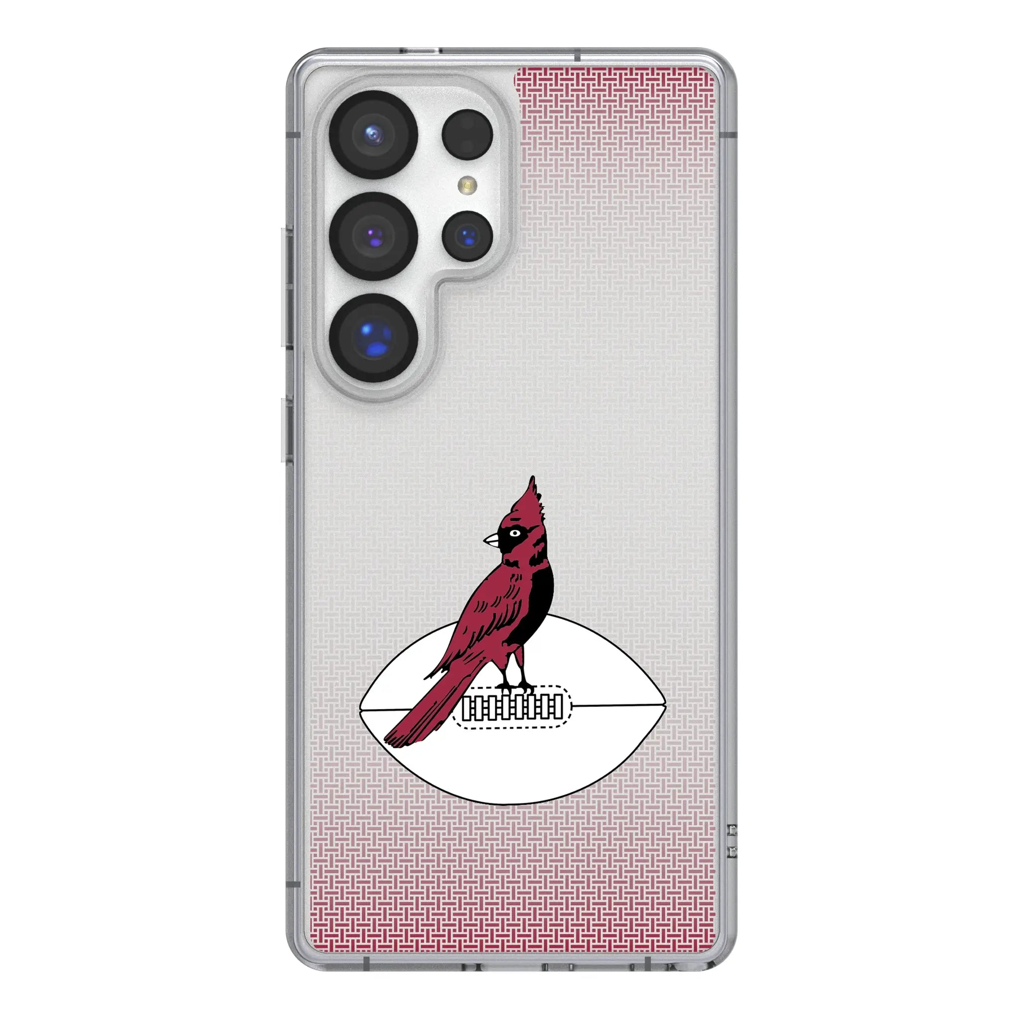 Chicago Cardinals 1947-1959 Historic Collection Linen Clear Phone Case for Samsung Galaxy