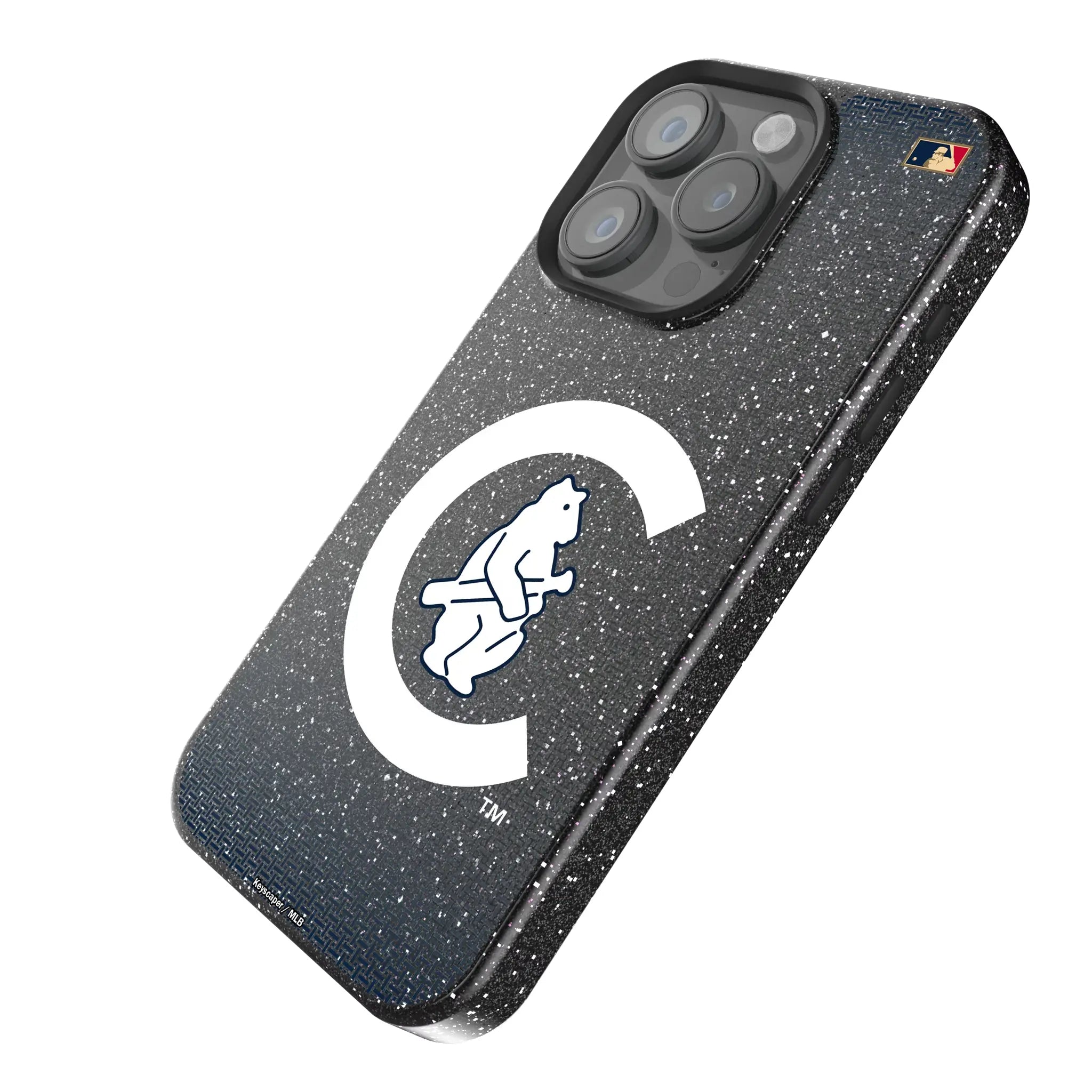 Chicago Cubs 1911-1912 - Cooperstown Collection Linen Bling Phone Case for Apple iPhone