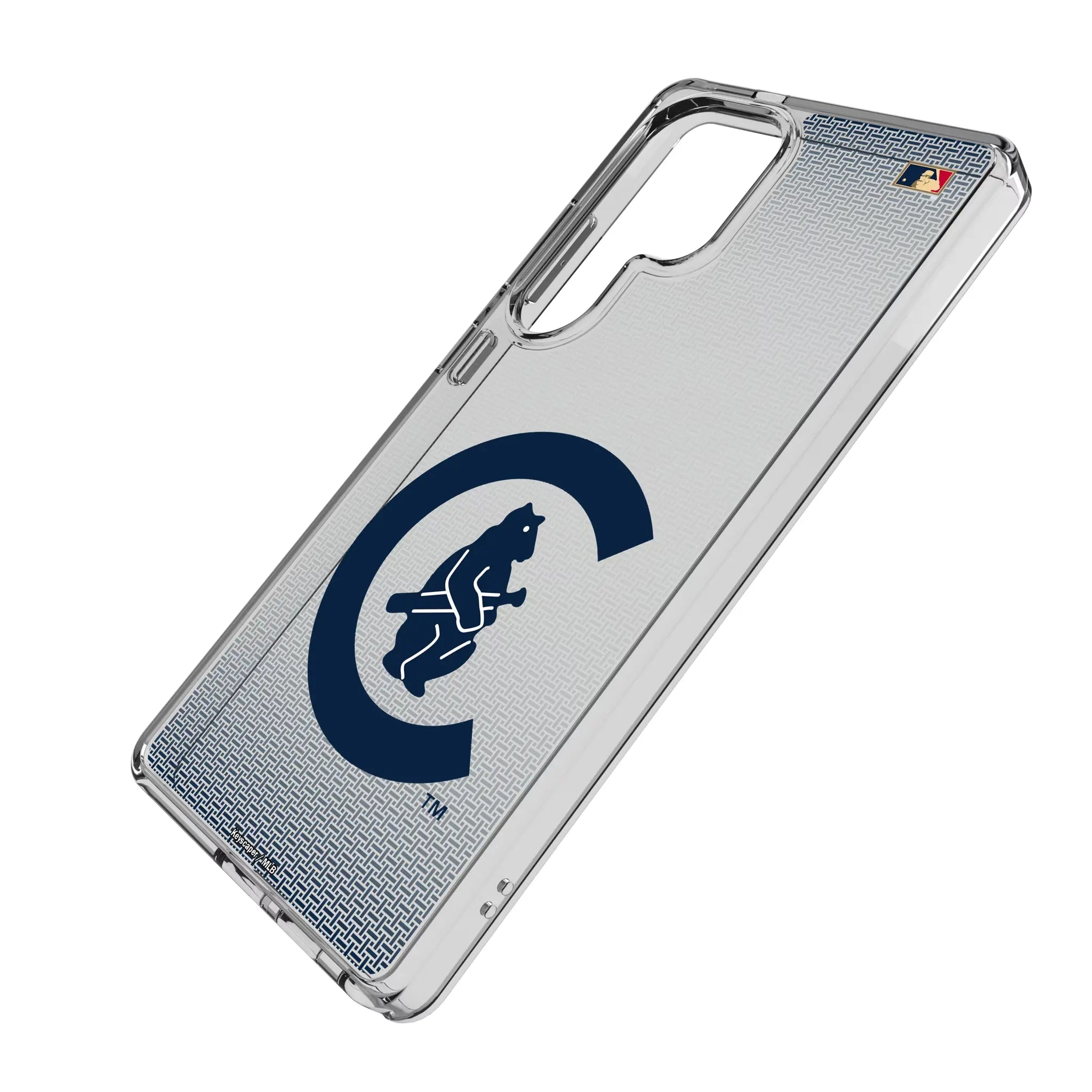 Chicago Cubs 1911-1912 - Cooperstown Collection Linen Clear Phone Case for Samsung Galaxy