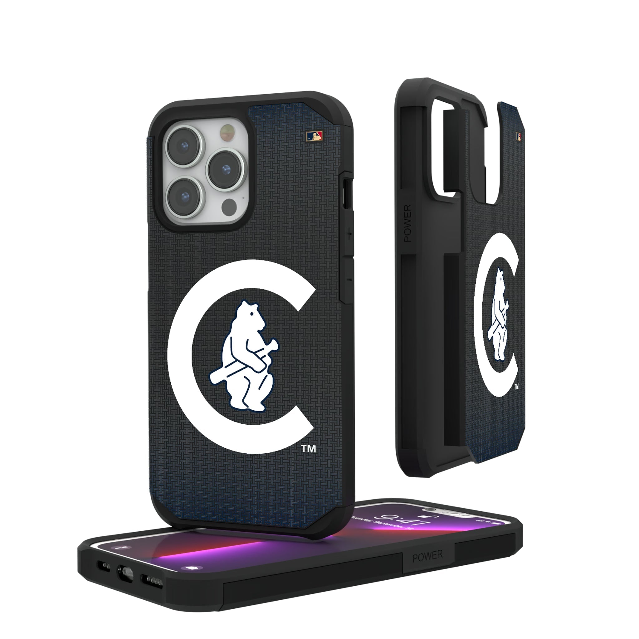 Chicago Cubs 1911-1912 - Cooperstown Collection Linen Rugged Phone Case