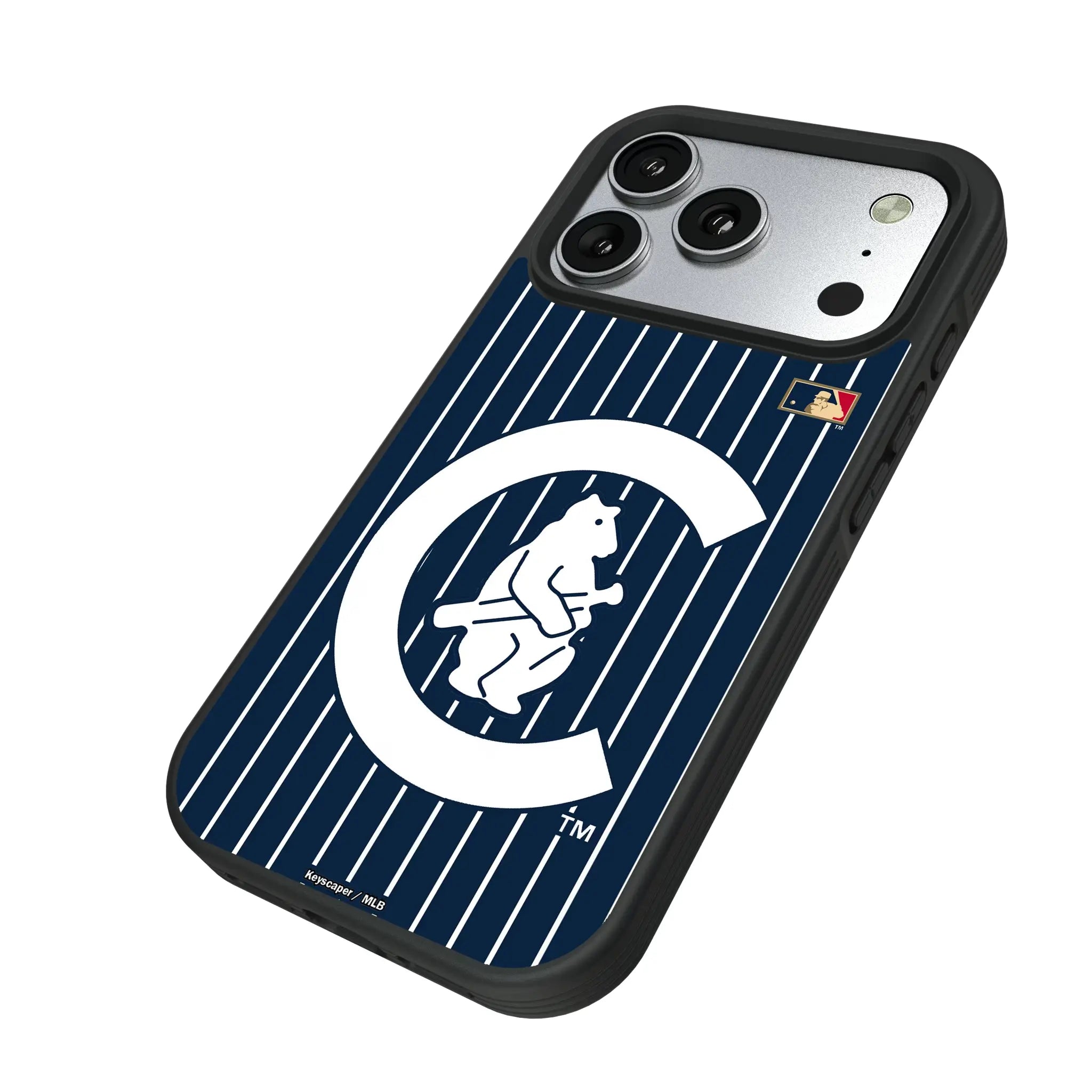 Chicago Cubs 1911-1912 - Cooperstown Collection Pinstripe Bump Phone Case