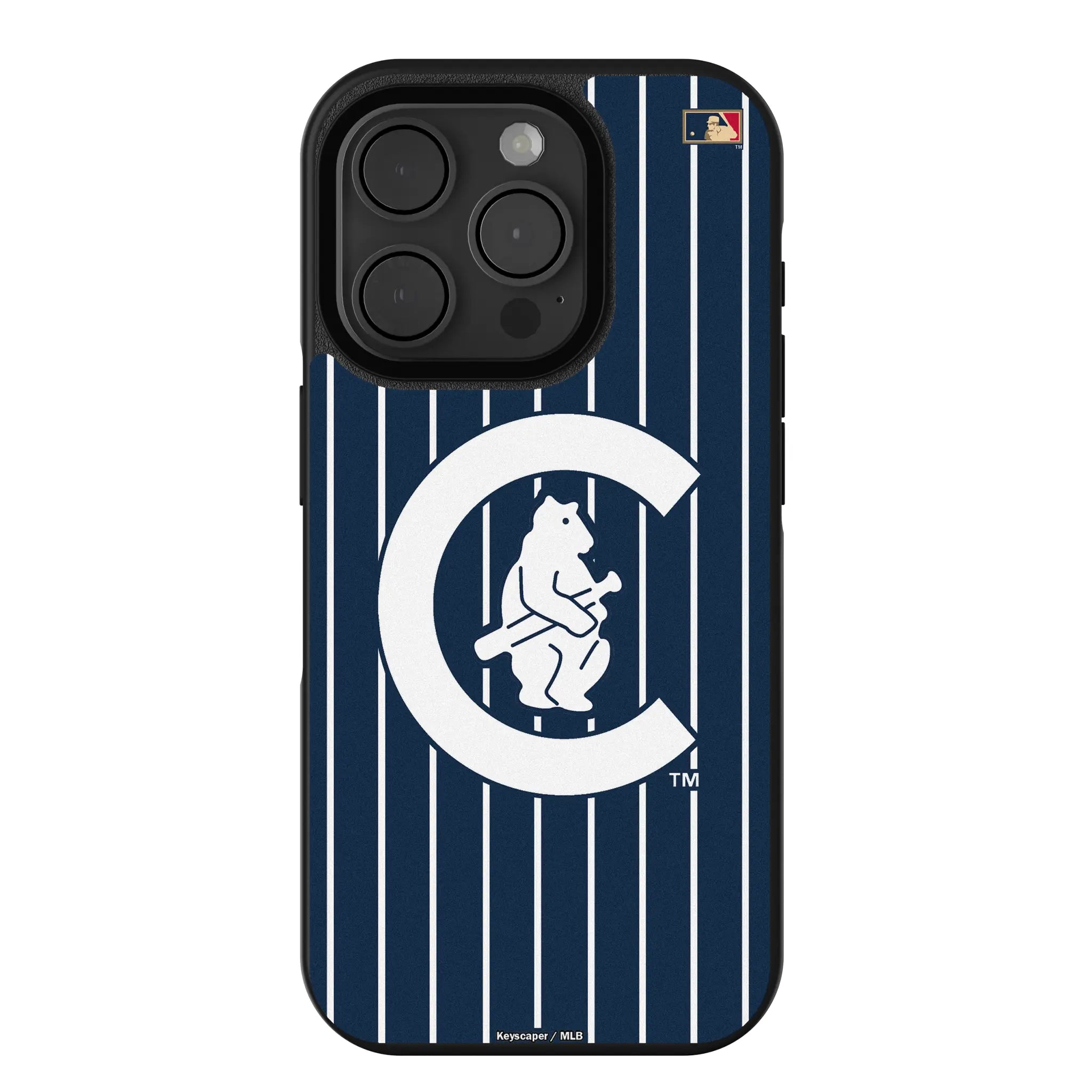 Chicago Cubs 1911-1912 - Cooperstown Collection Pinstripe Bump Phone Case