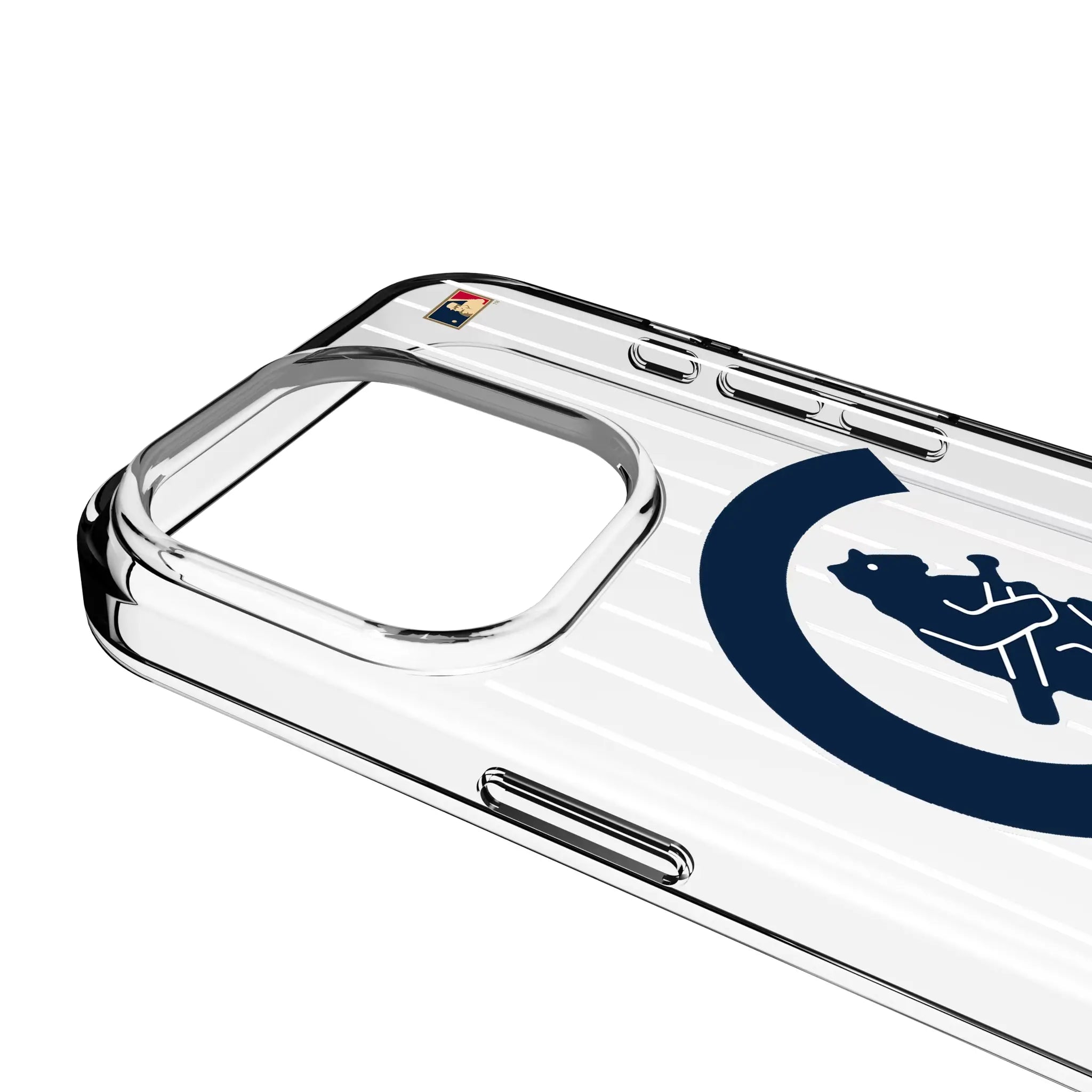 Chicago Cubs 1911-1912 - Cooperstown Collection Pinstripe Clear Phone Case for Apple iPhone