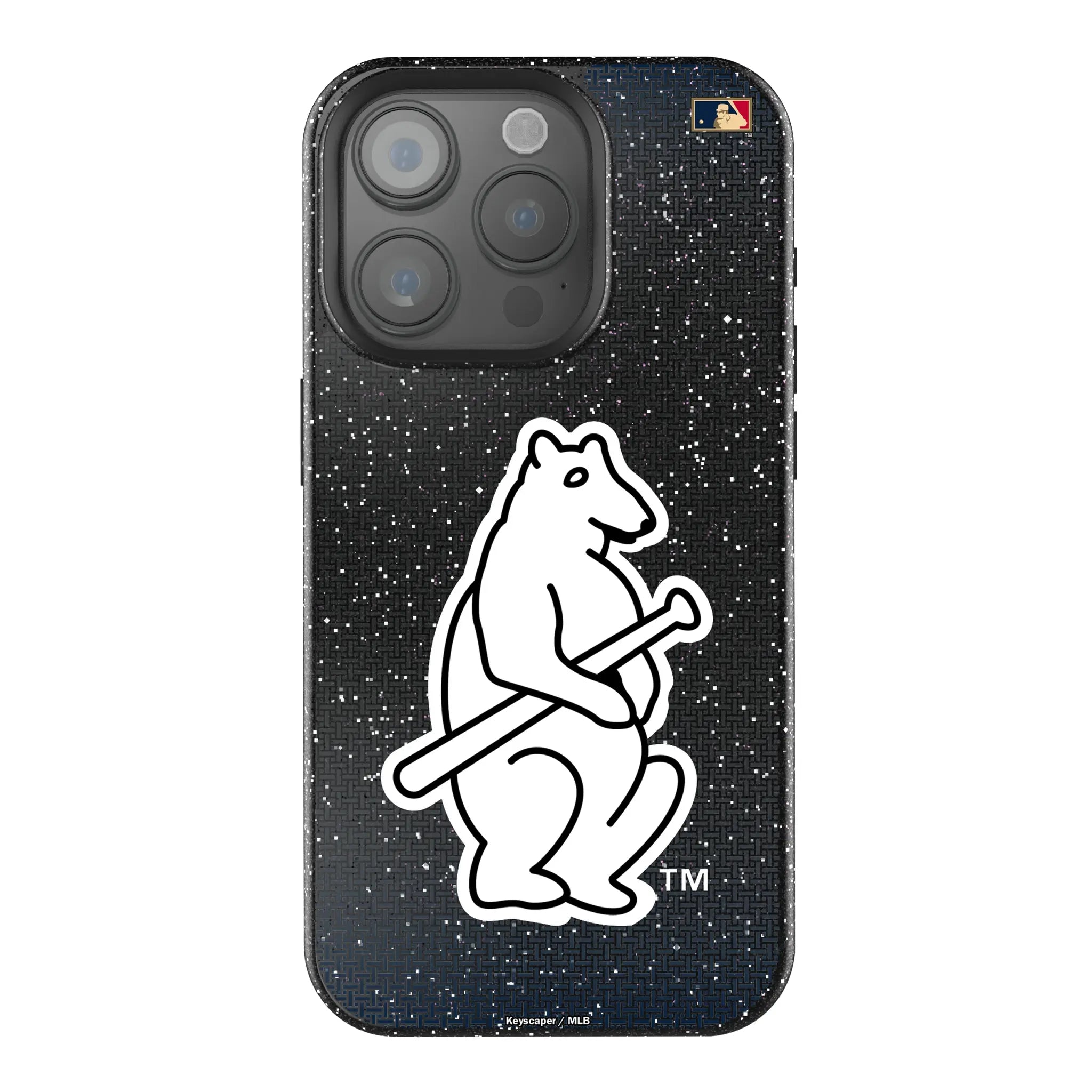 Chicago Cubs 1914 - Cooperstown Collection Linen Bling Phone Case for Apple iPhone