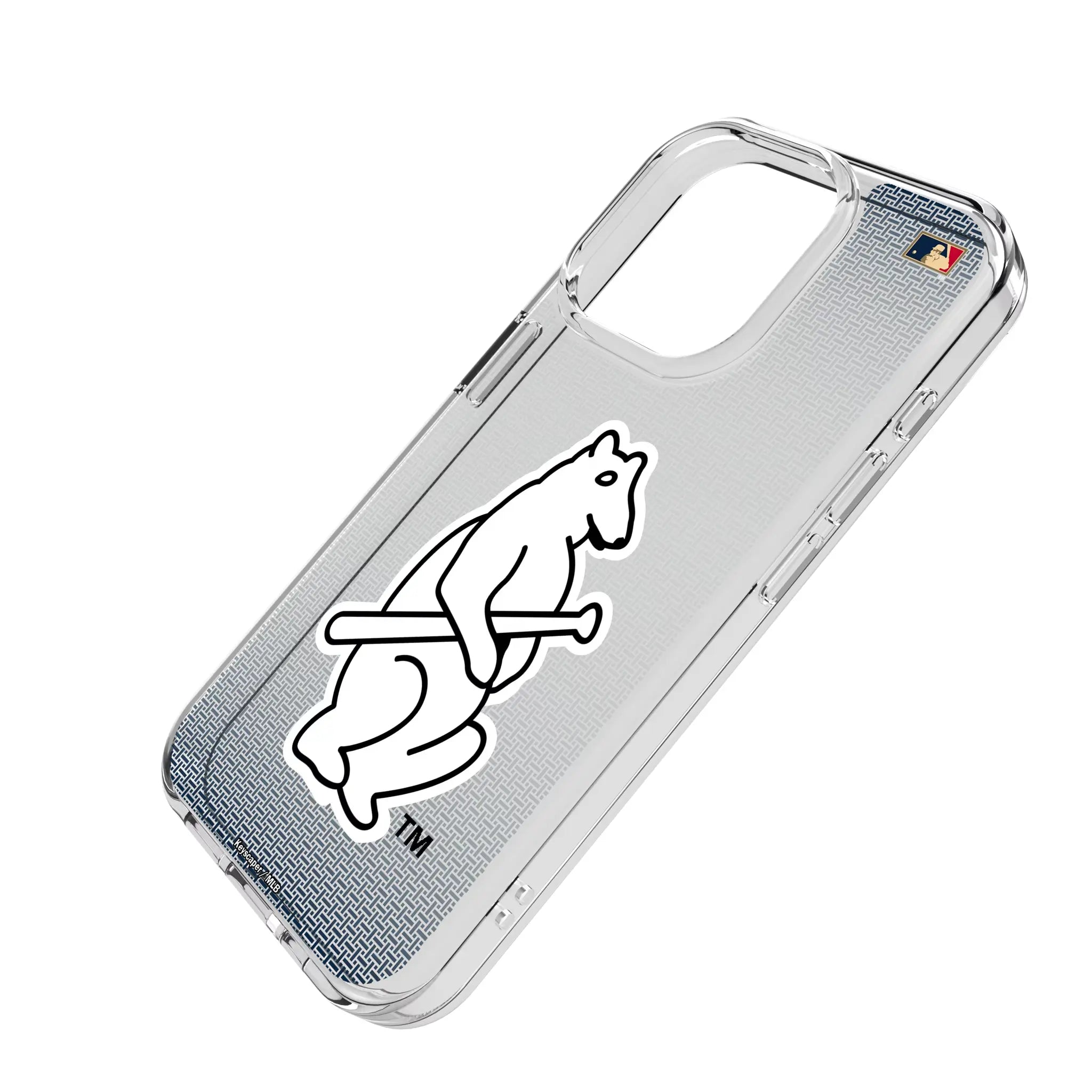 Chicago Cubs 1914 - Cooperstown Collection Linen Clear Phone Case for Apple iPhone