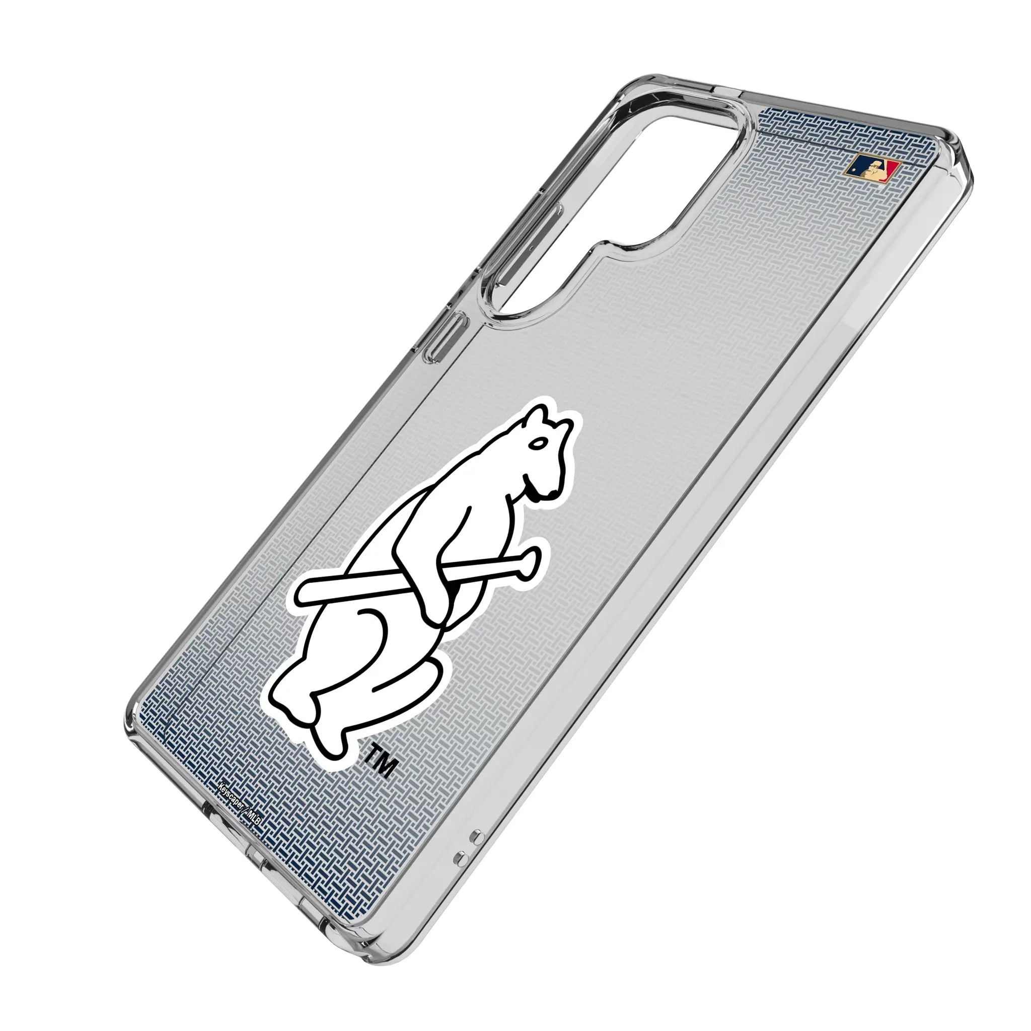 Chicago Cubs 1914 - Cooperstown Collection Linen Clear Phone Case for Samsung Galaxy