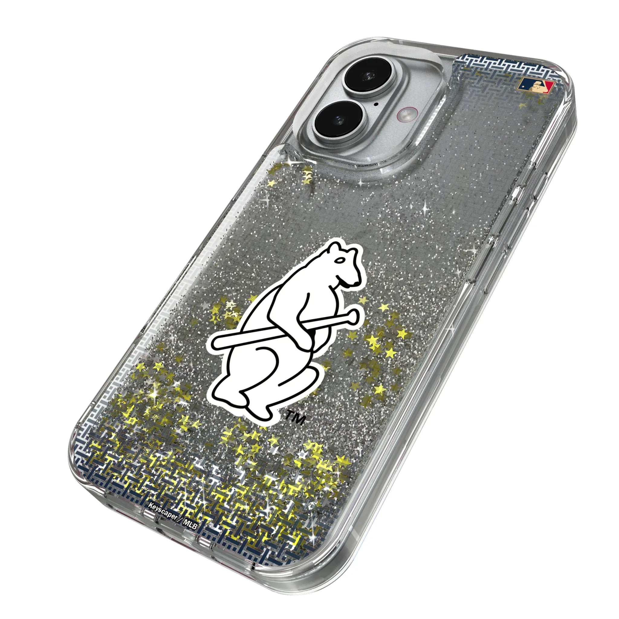 Chicago Cubs 1914 - Cooperstown Collection Linen Glitter Phone Case