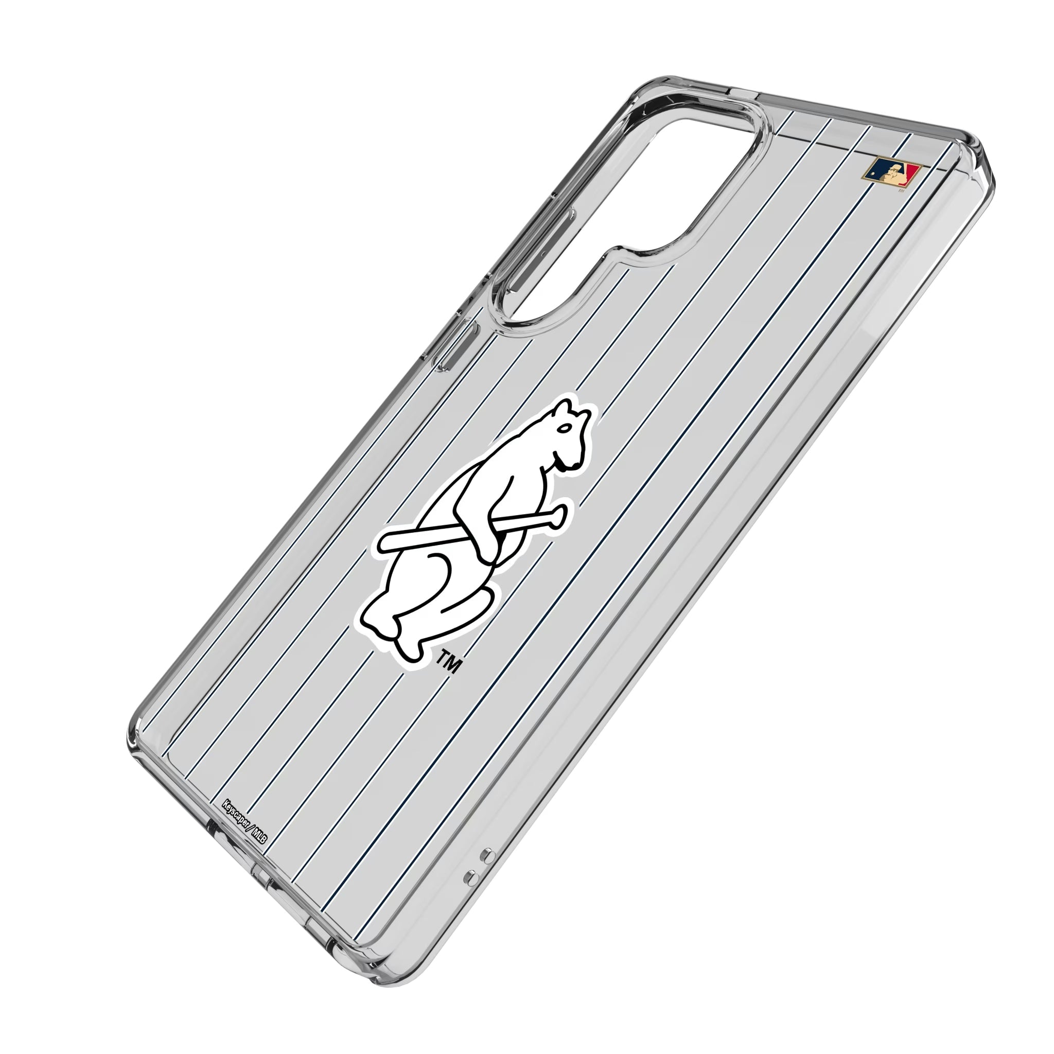 Chicago Cubs 1914 - Cooperstown Collection Pinstripe Clear Phone Case for Samsung Galaxy - Sports Gifts, Sports Memorabilia, Sports Collectibles, Fan Shop