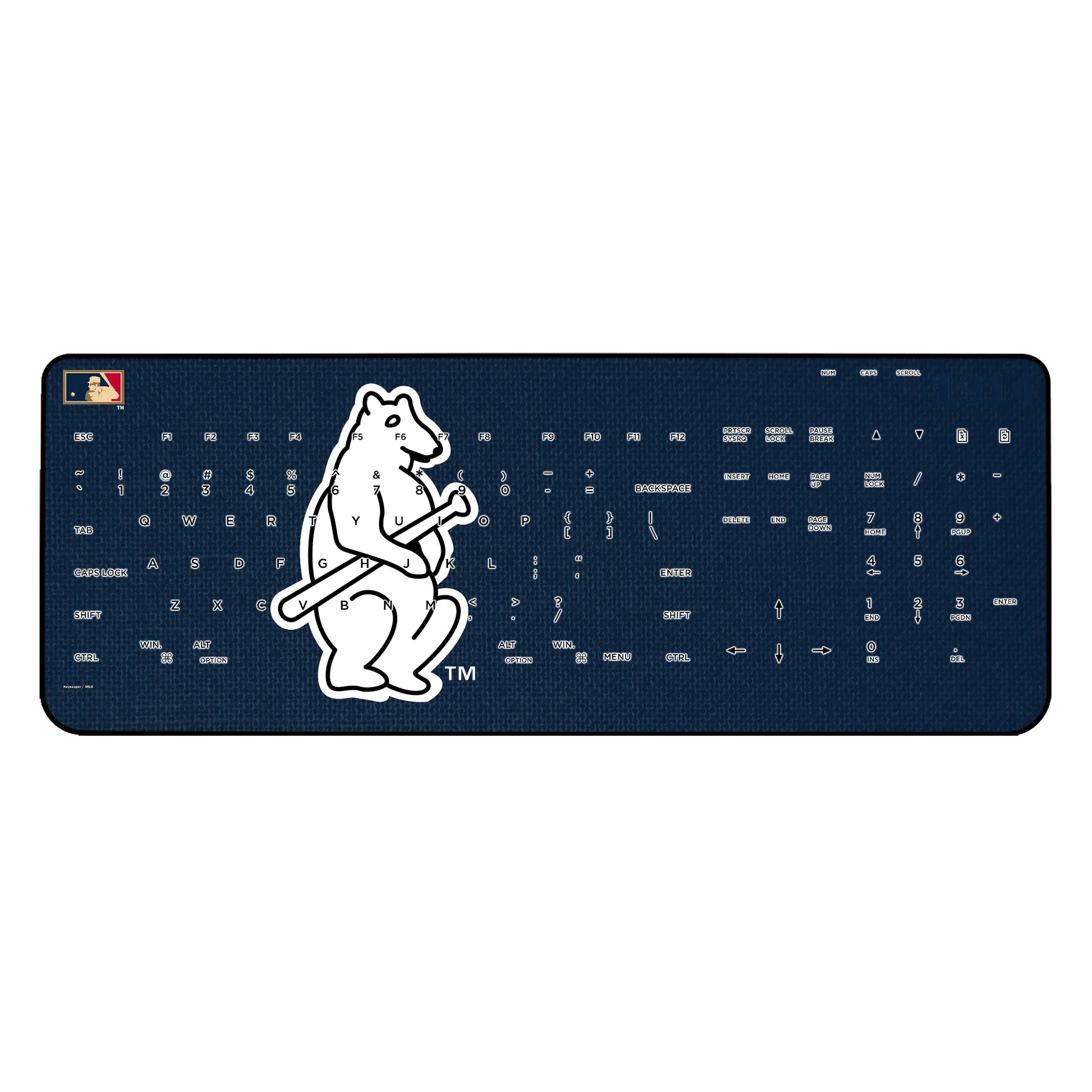 Chicago Cubs 1914 - Cooperstown Collection Solid Wireless USB Keyboard