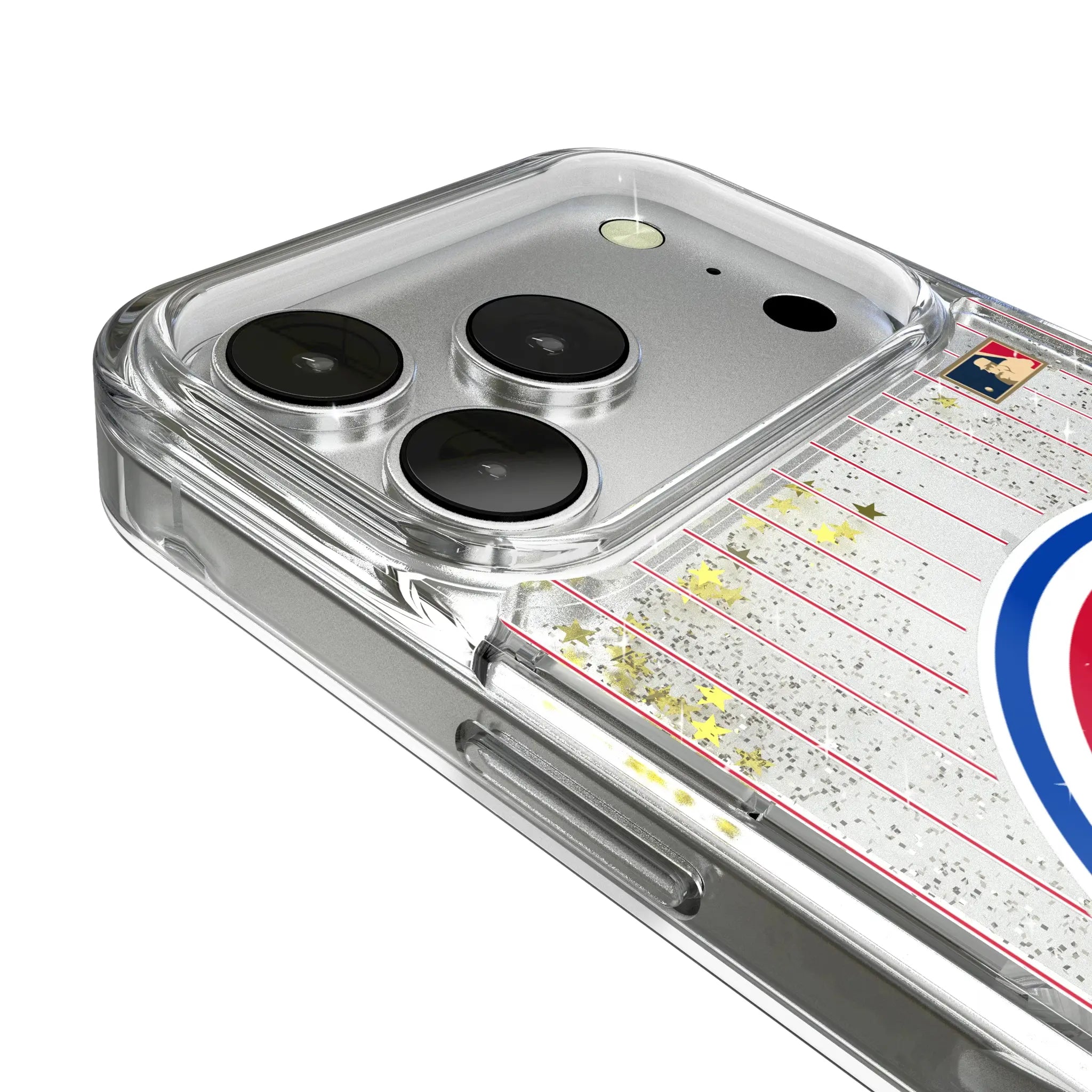 Chicago Cubs 1948-1956 - Cooperstown Collection Pinstripe Glitter Phone Case