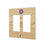 Chicago Cubs Baseball Bat Hidden-Screw Light Switch Plate