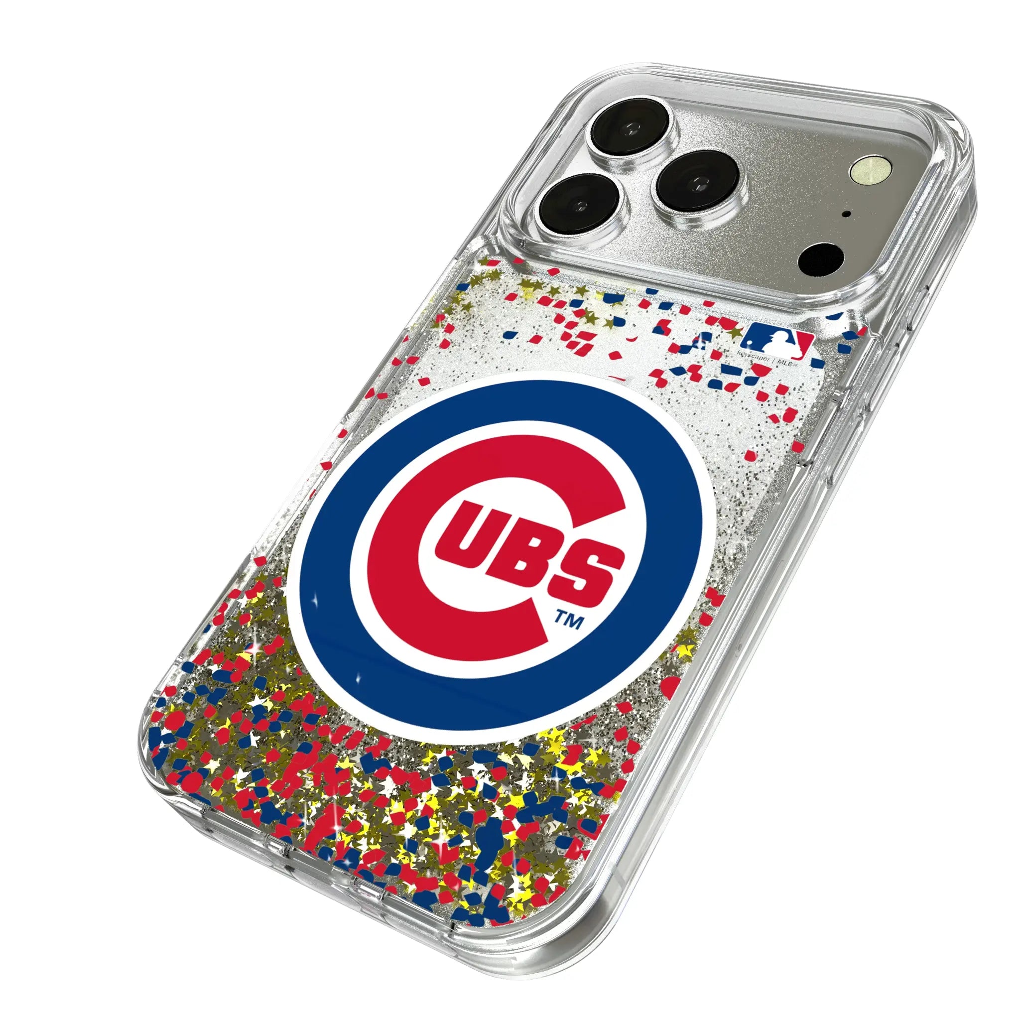 Chicago Cubs Confetti Glitter Phone Case