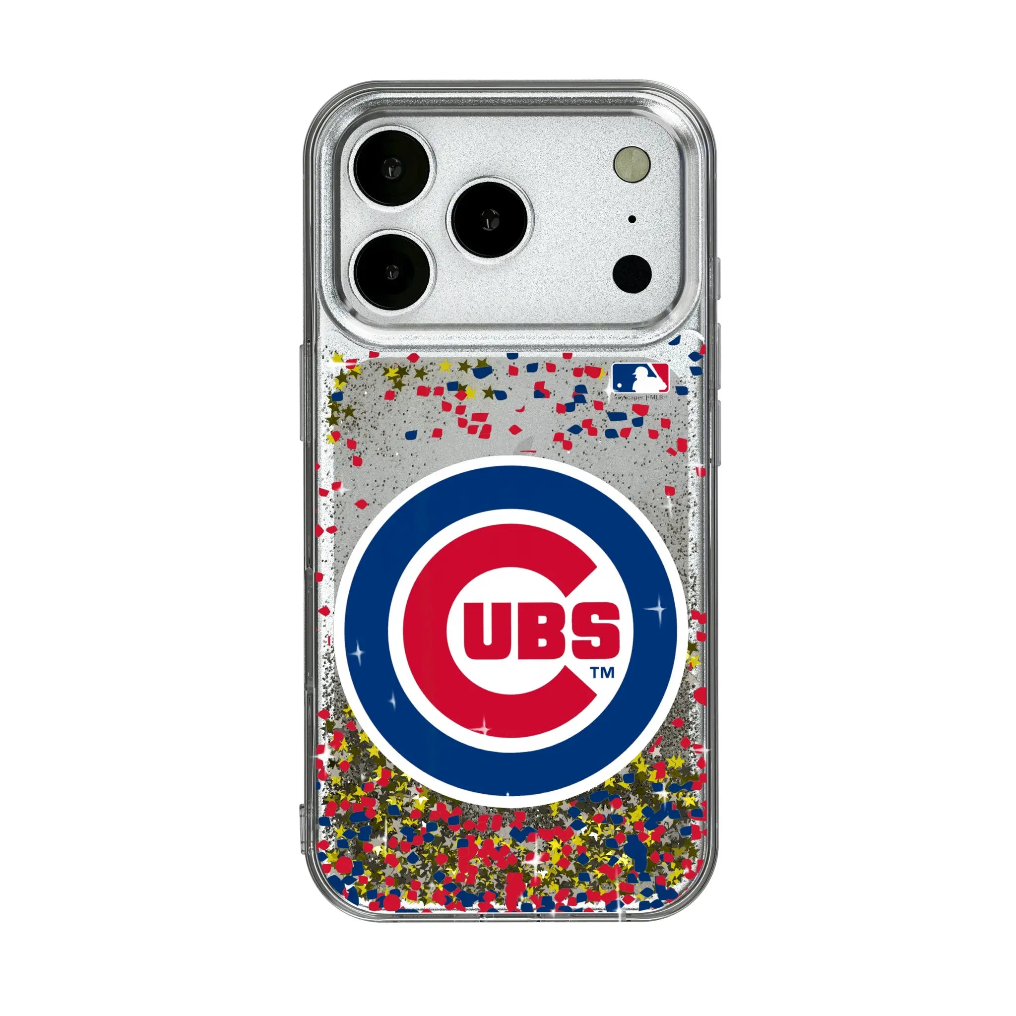 Chicago Cubs Confetti Glitter Phone Case