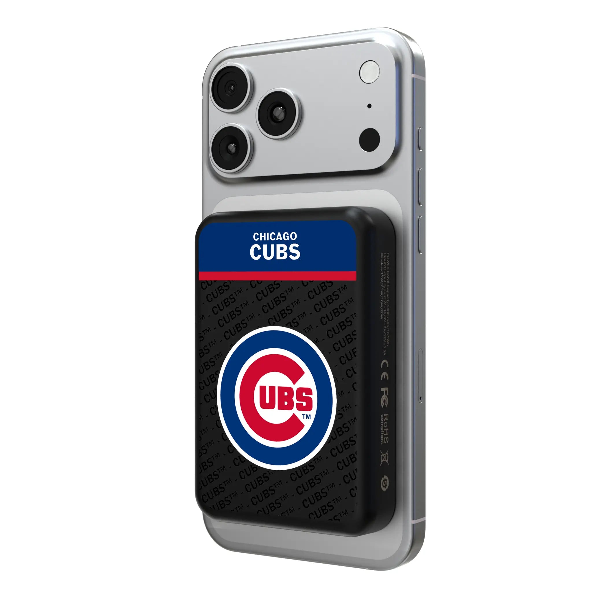 Chicago Cubs Endzone Plus Wireless Mag Power Bank