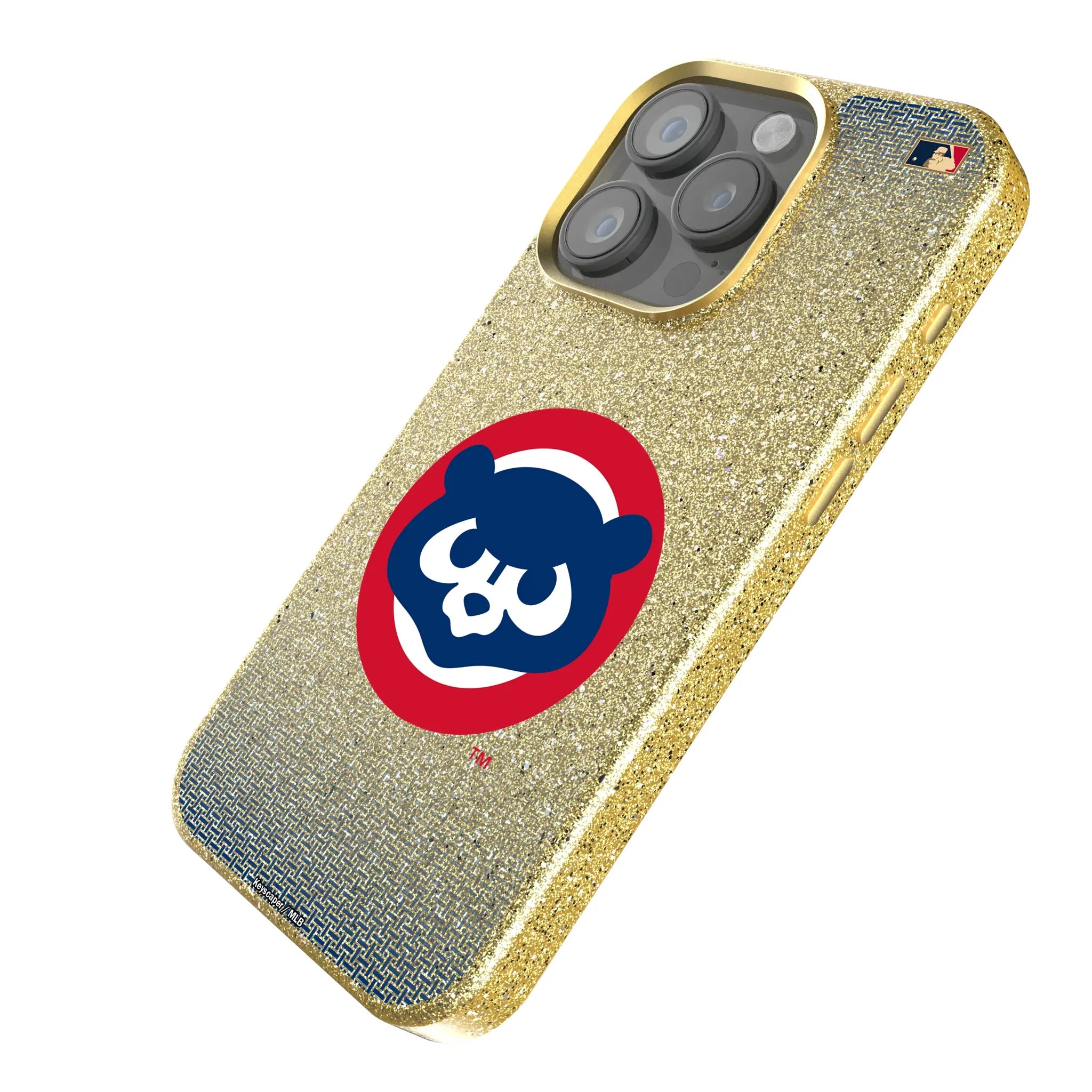 Chicago Cubs Home 1979-1993 - Cooperstown Collection Linen Bling Phone Case for Apple iPhone