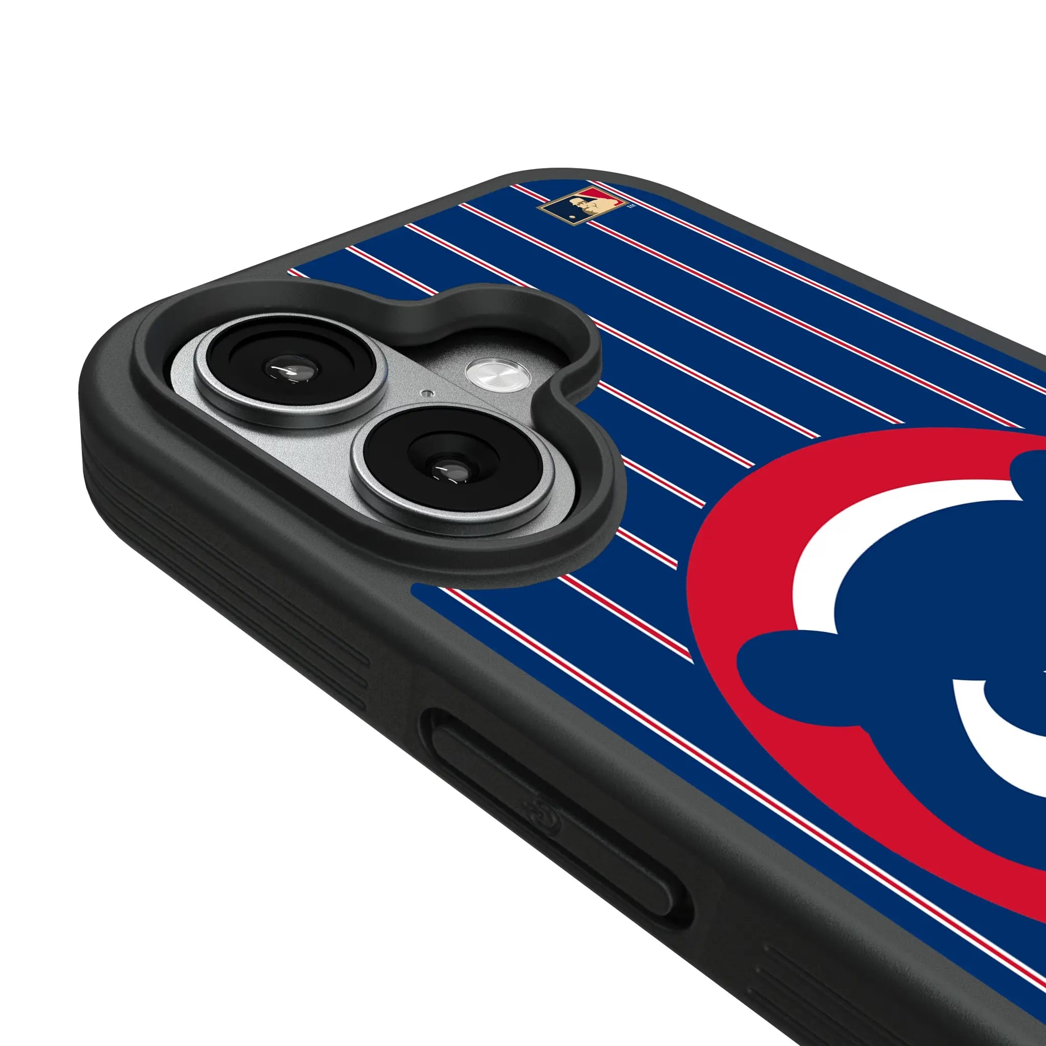 Chicago Cubs Home 1979-1993 - Cooperstown Collection Pinstripe Bump Phone Case