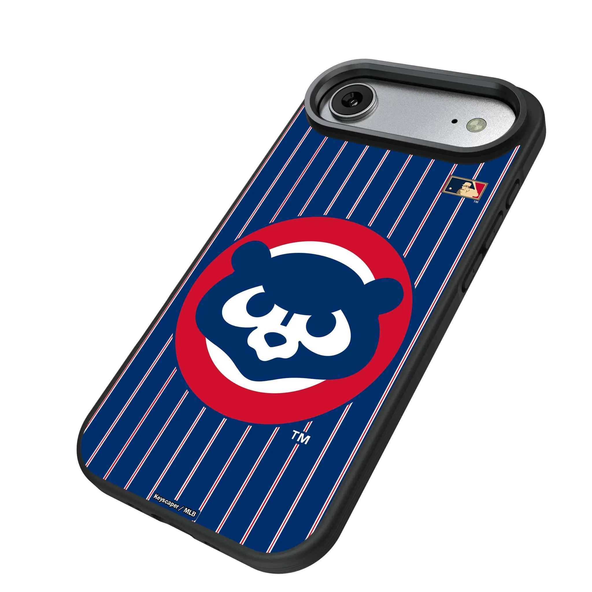Chicago Cubs Home 1979-1993 - Cooperstown Collection Pinstripe Bump Phone Case