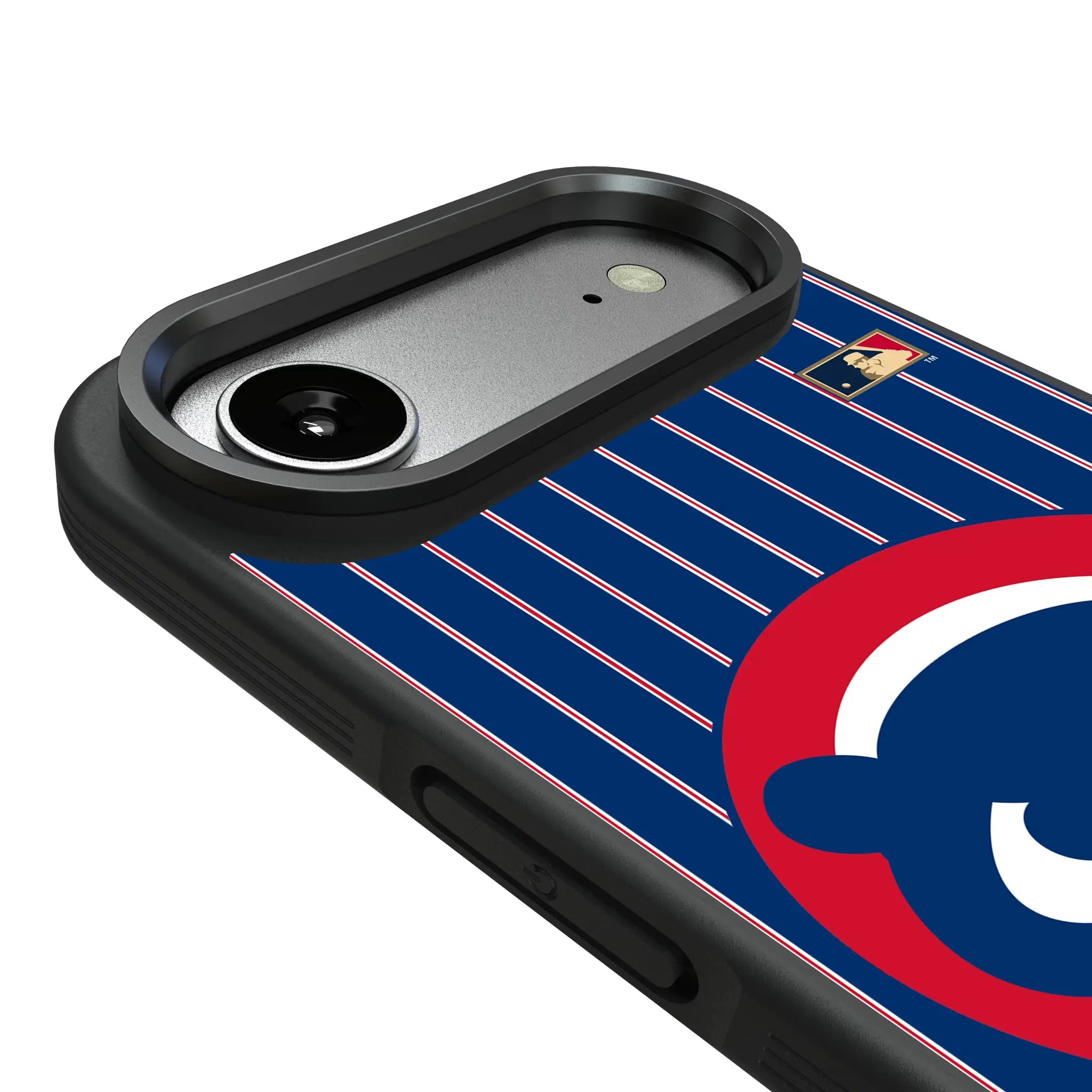 Chicago Cubs Home 1979-1993 - Cooperstown Collection Pinstripe Bump Phone Case