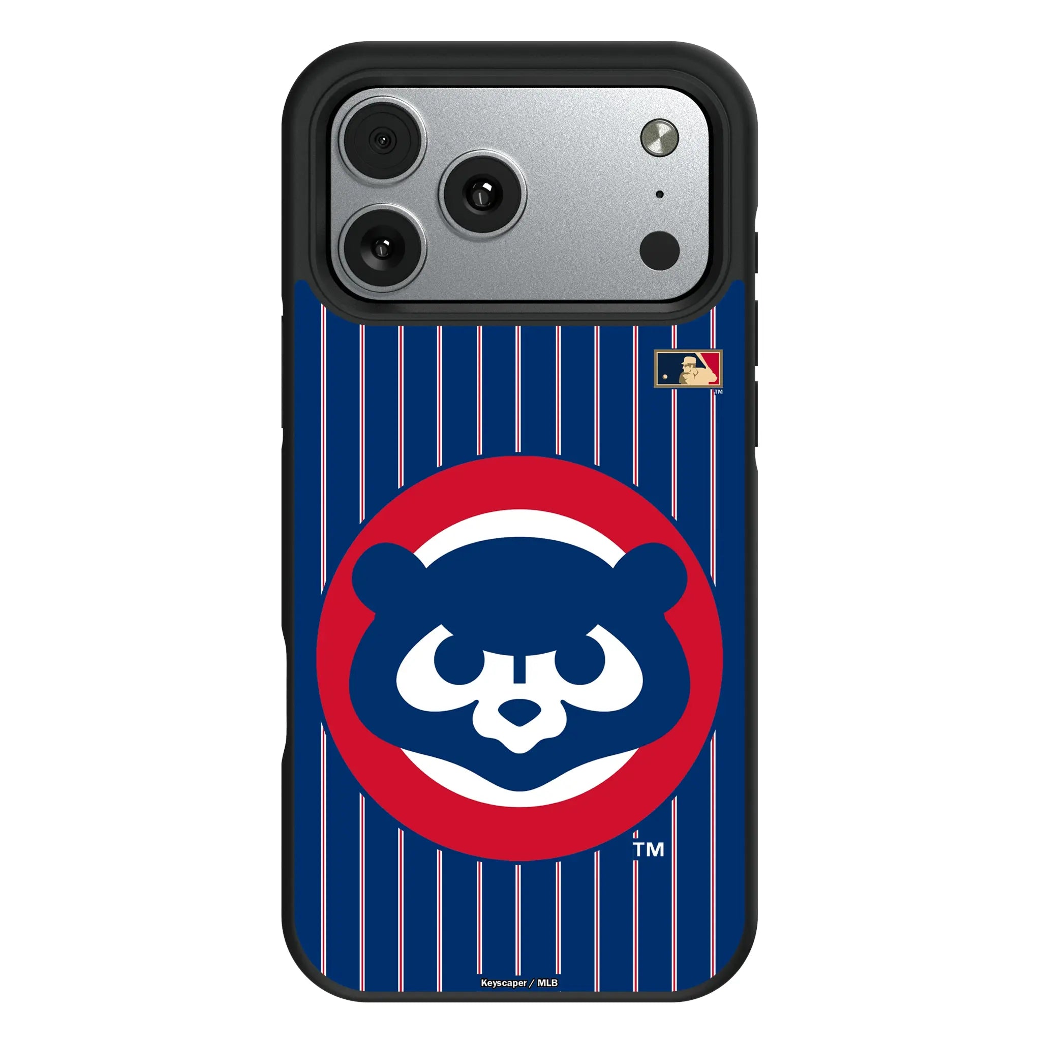 Chicago Cubs Home 1979-1993 - Cooperstown Collection Pinstripe Bump Phone Case